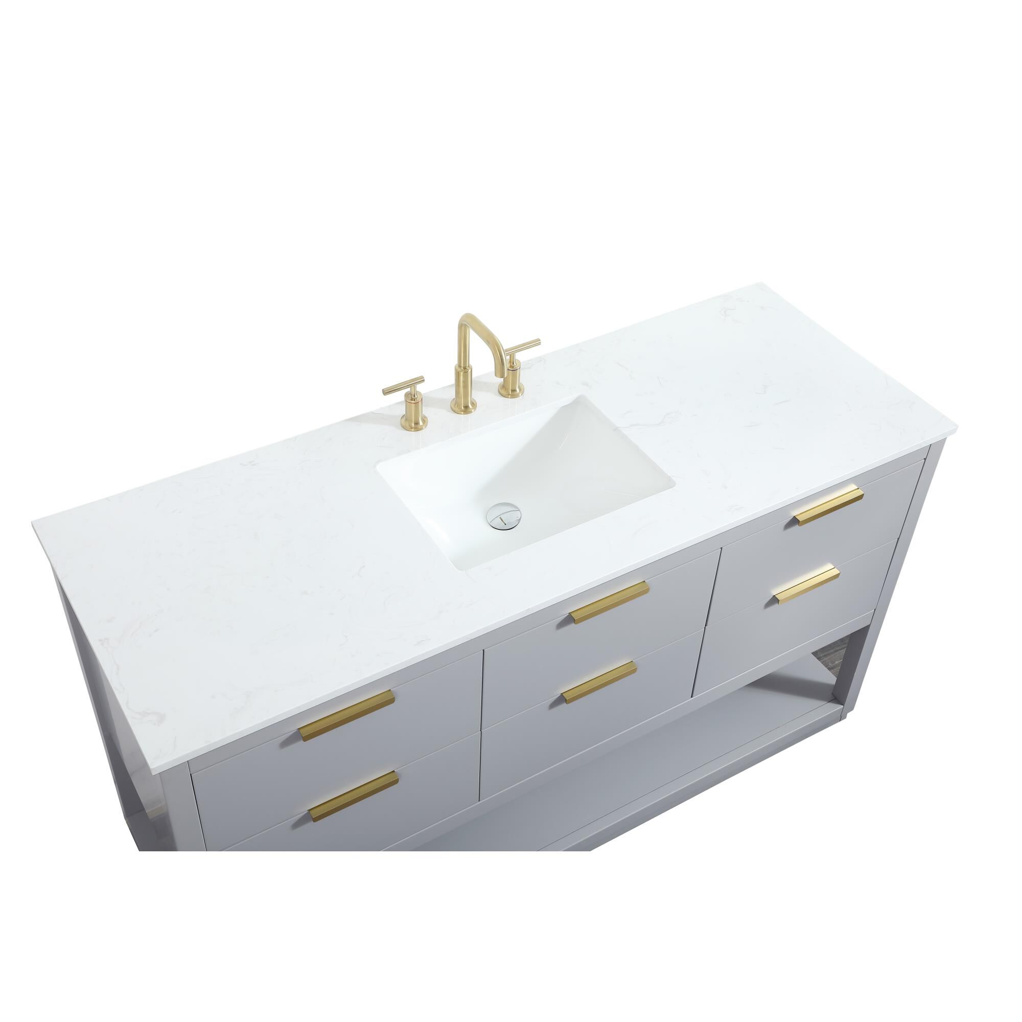 Larkin 60 Inch Bath Vanity by Elegant Decor