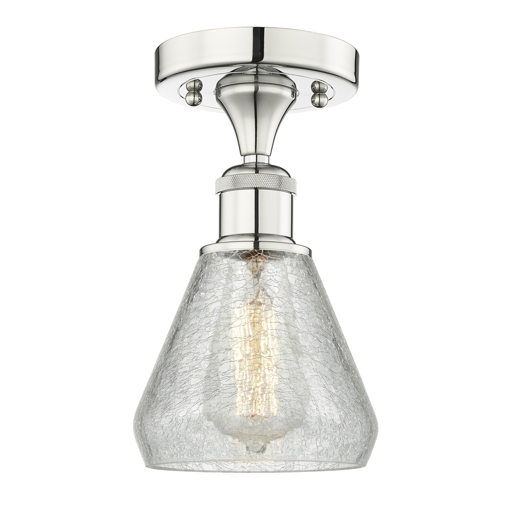 Bruno Marashlian Conesus 6 Inch 1 Light Semi Flush Mount by Innovations Lighting