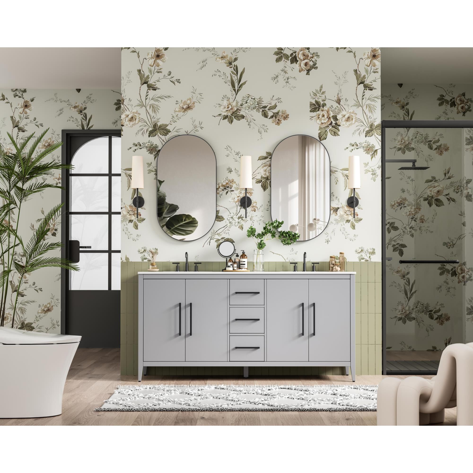 Millie 72 Inch Bath Vanity by Elegant Dcor