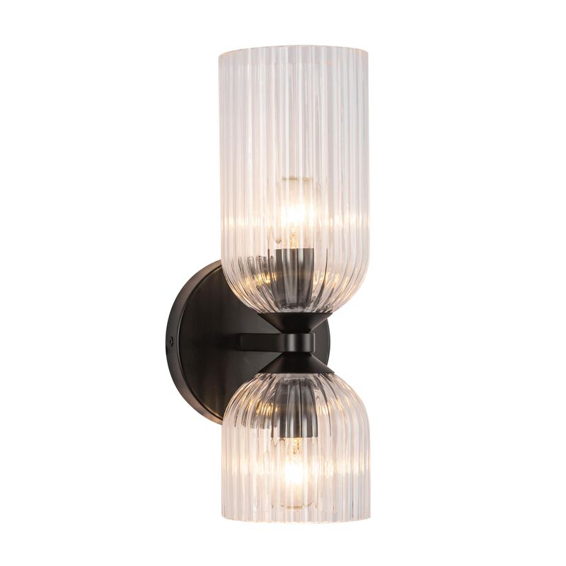 Nelly 12 Inch 2 Light Bath Vanity Light by Alora Mood
