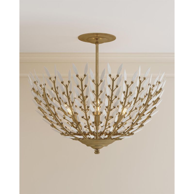 Magnum 22 Inch 4 Light Semi Flush Mount by Currey & Company