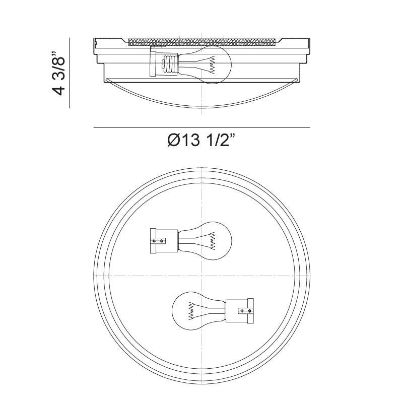 Shown in Bronze finish