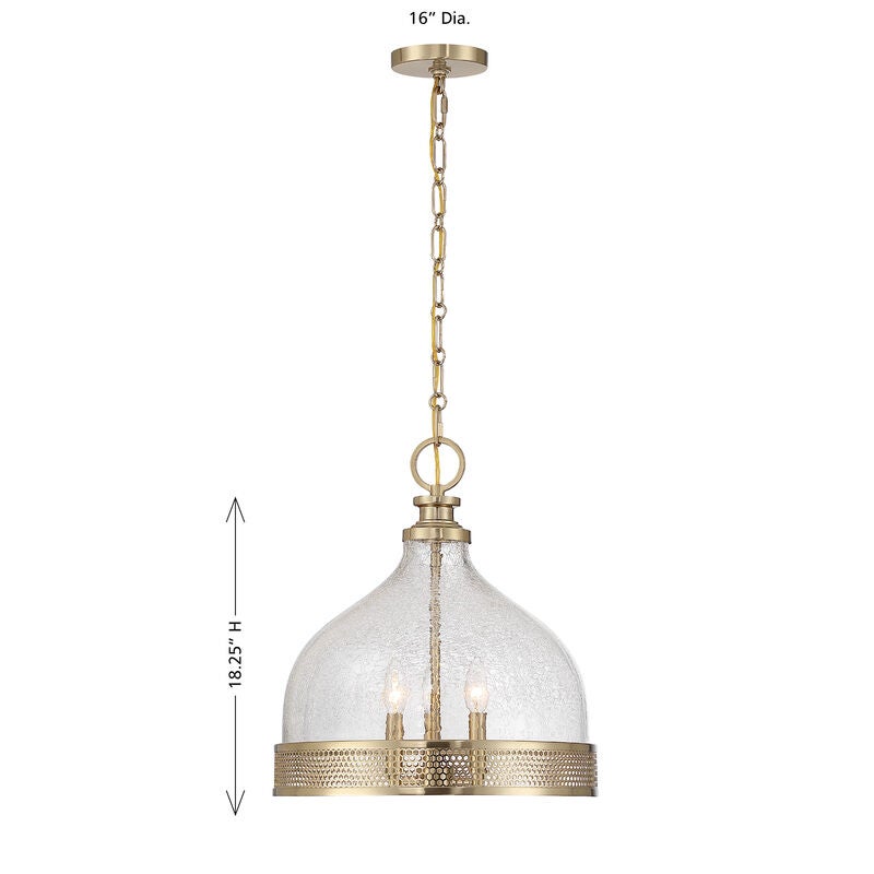 Stern Small Pendant Light by Savoy House