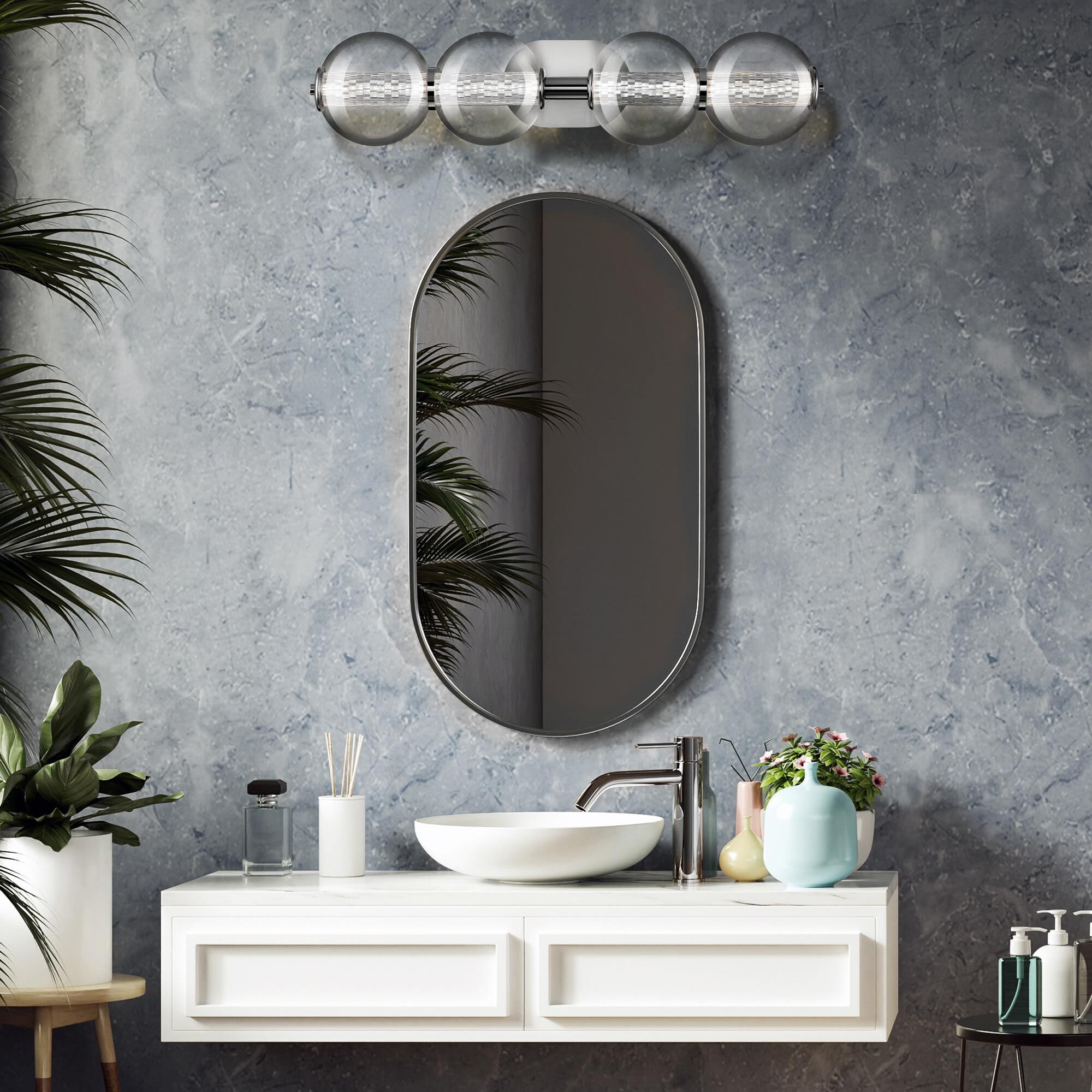 Atomo 30 Inch 4 Light Bath Vanity Light,