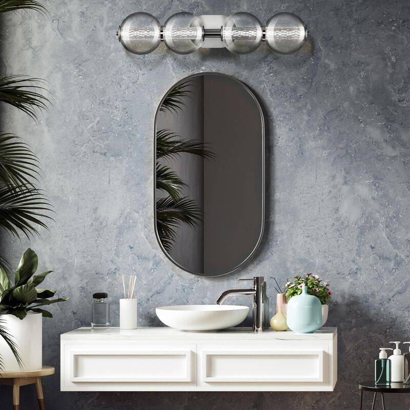 Atomo 30 Inch 4 Light Bath Vanity Light by Eurofase Lighting