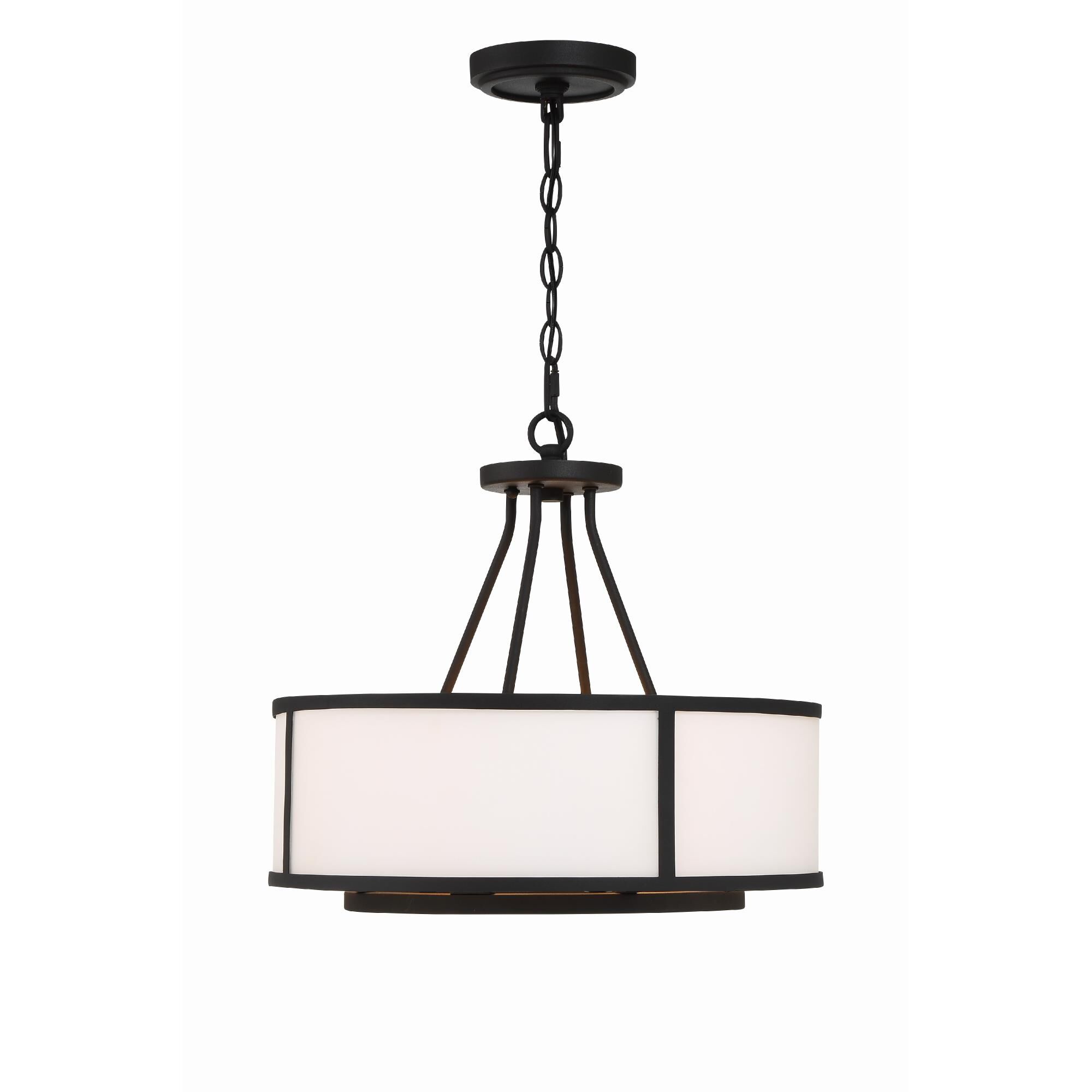 Bryant 18 Inch 4 Light Mini Chandelier by Crystorama