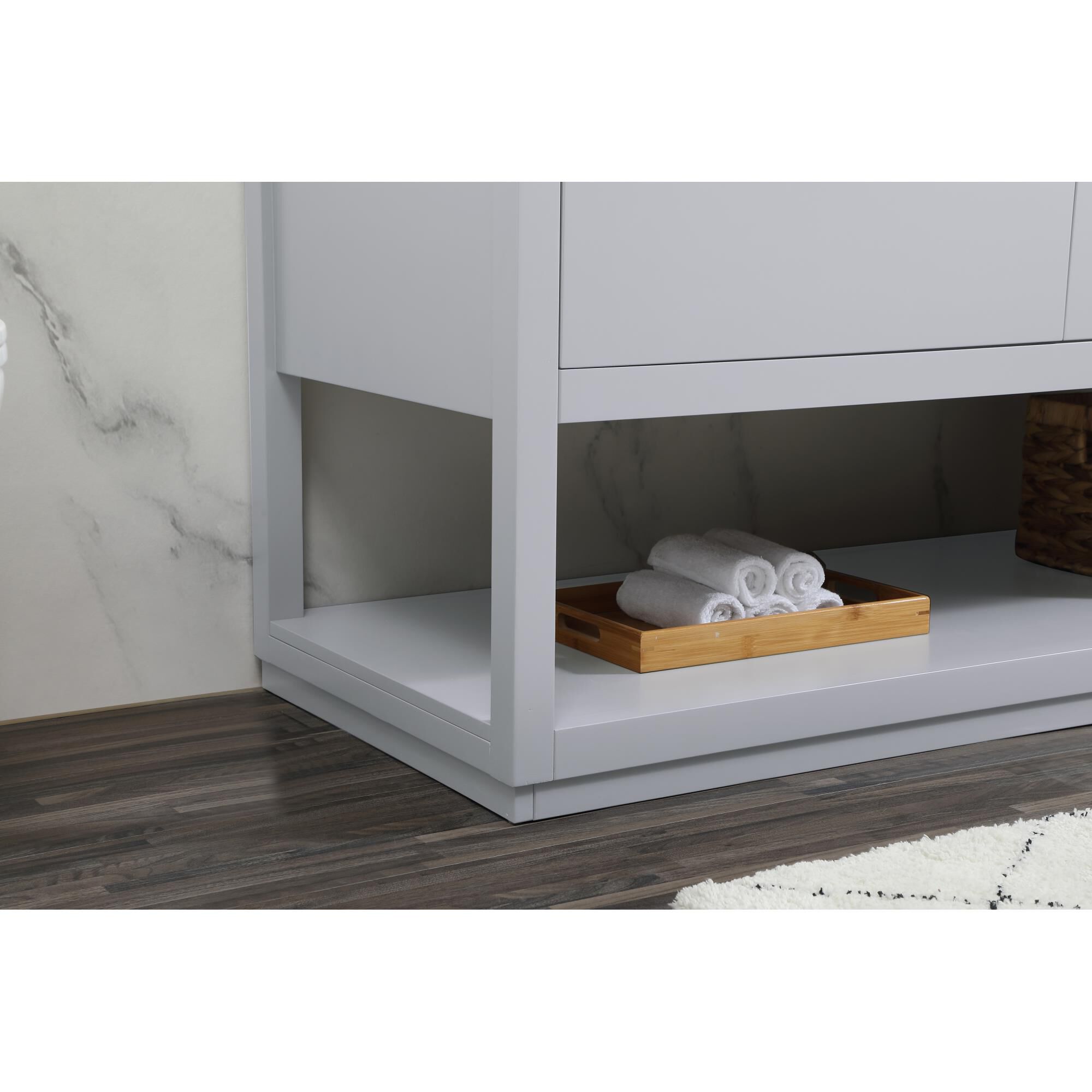 Shown in Grey finish