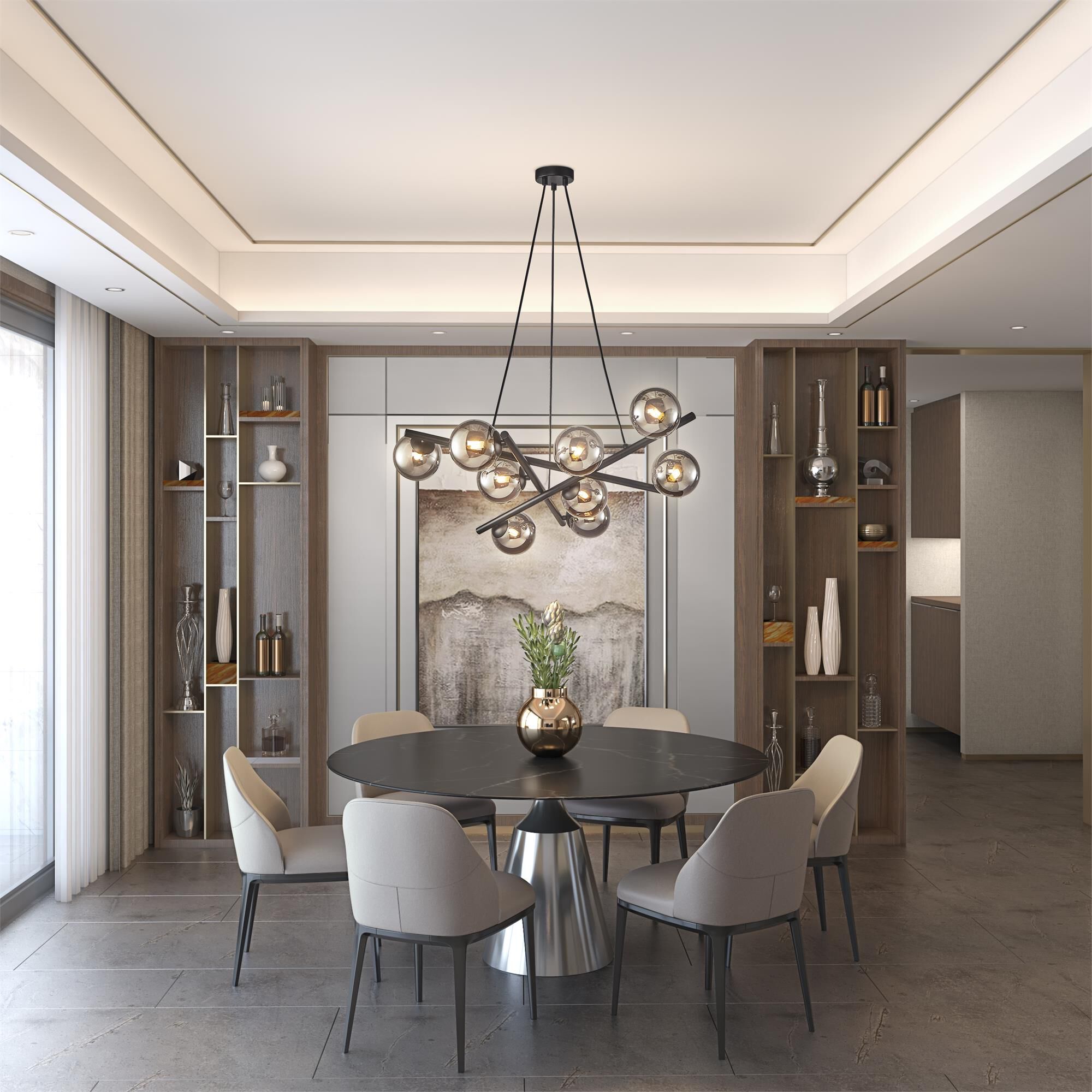 Modena 31 Inch Chandelier,