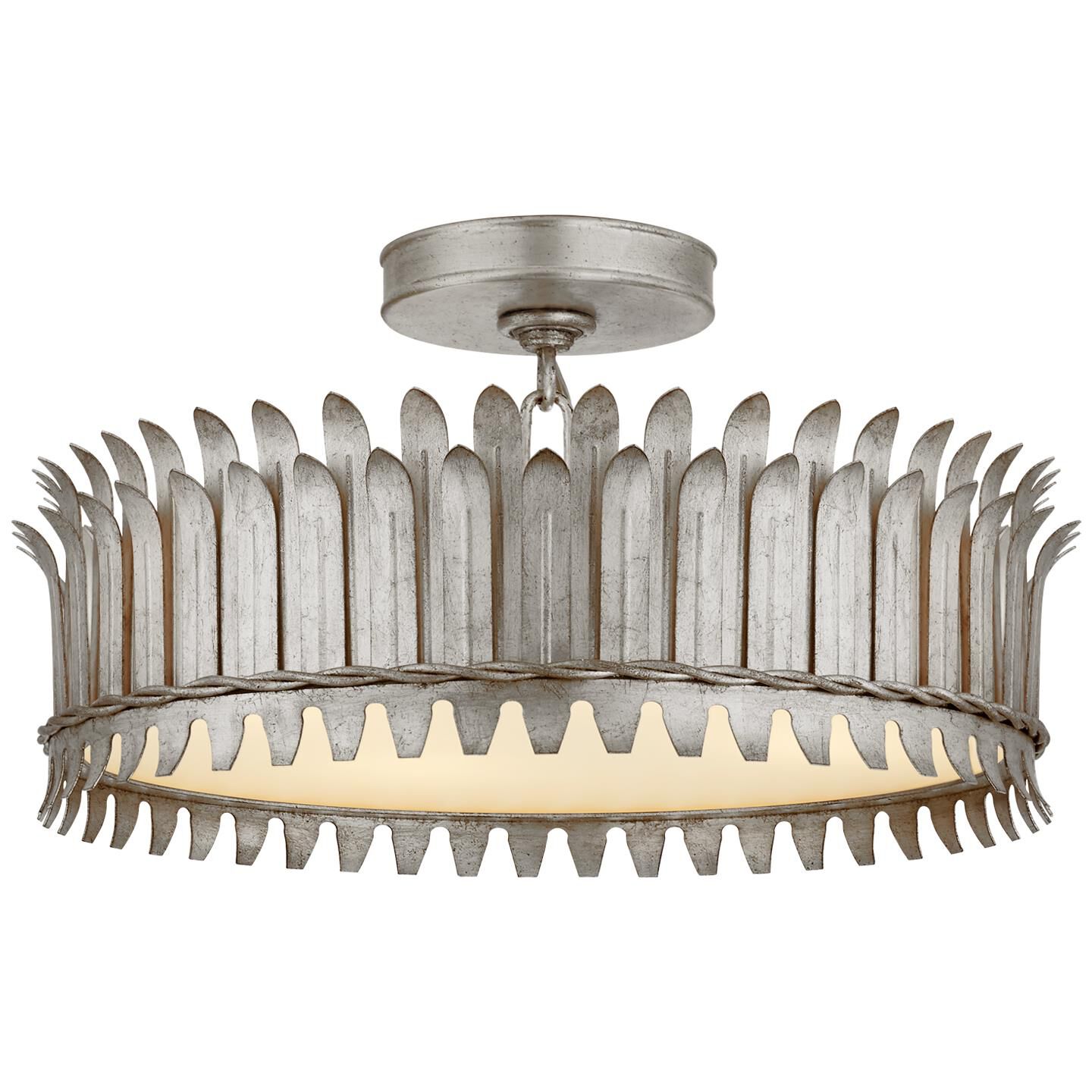 Suzanne Kasler Leslie 16 Inch 4 Light LED Flush Mount by Visual Comfort Signature Collection