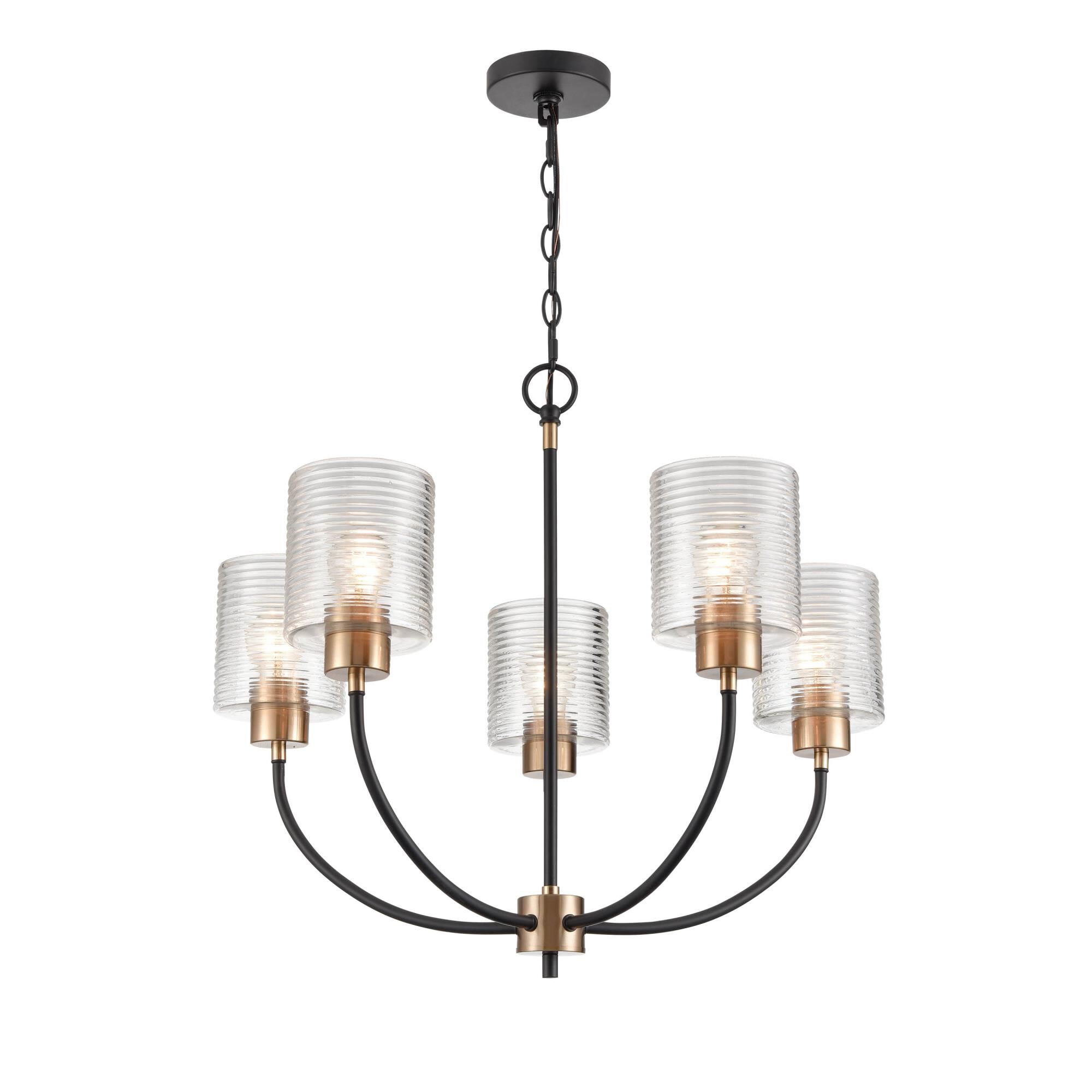 Renitta 26 Inch 5 Light Chandelier by Millennium Lighting