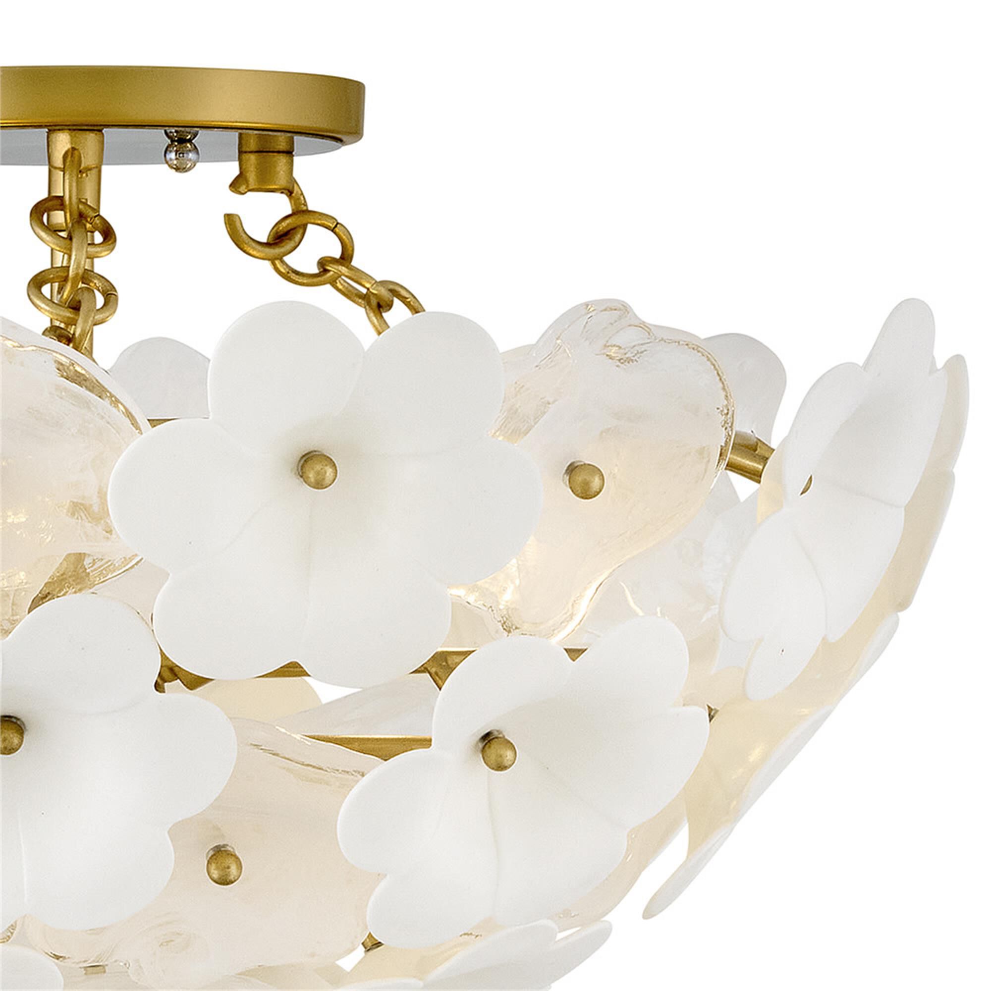 Marianne 21 Inch Semi Flush Mount,