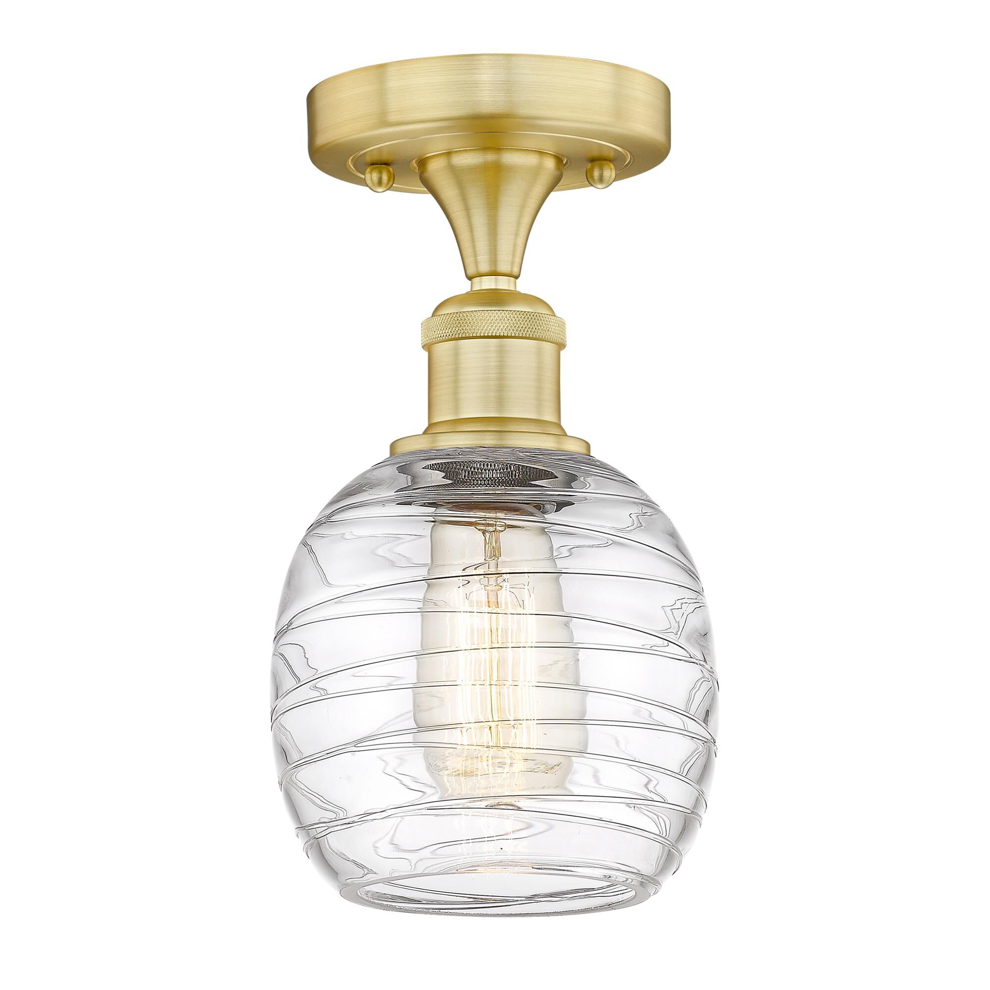 Bruno Marashlian Belfast 6 Inch 1 Light Semi Flush Mount by Innovations Lighting