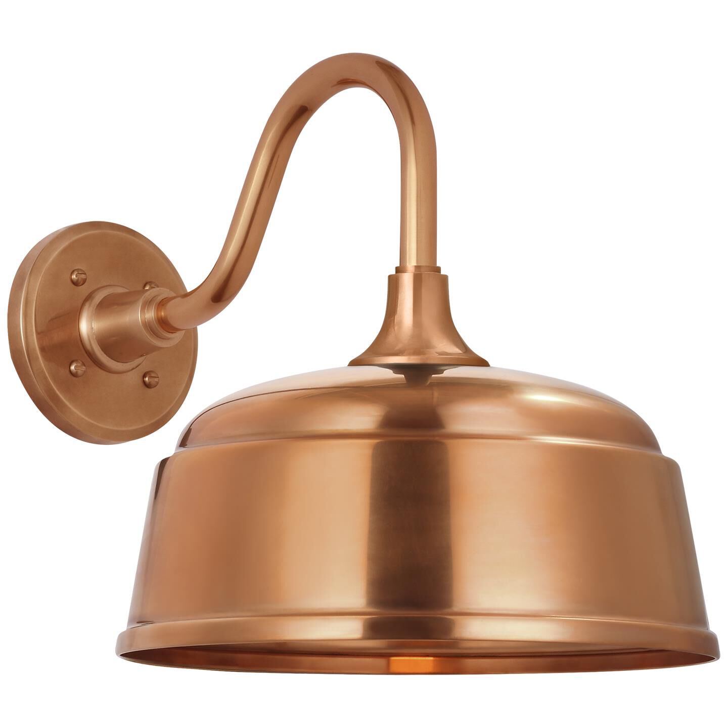 Shown in Soft Copper finish and Soft Copper Rockhouse shade