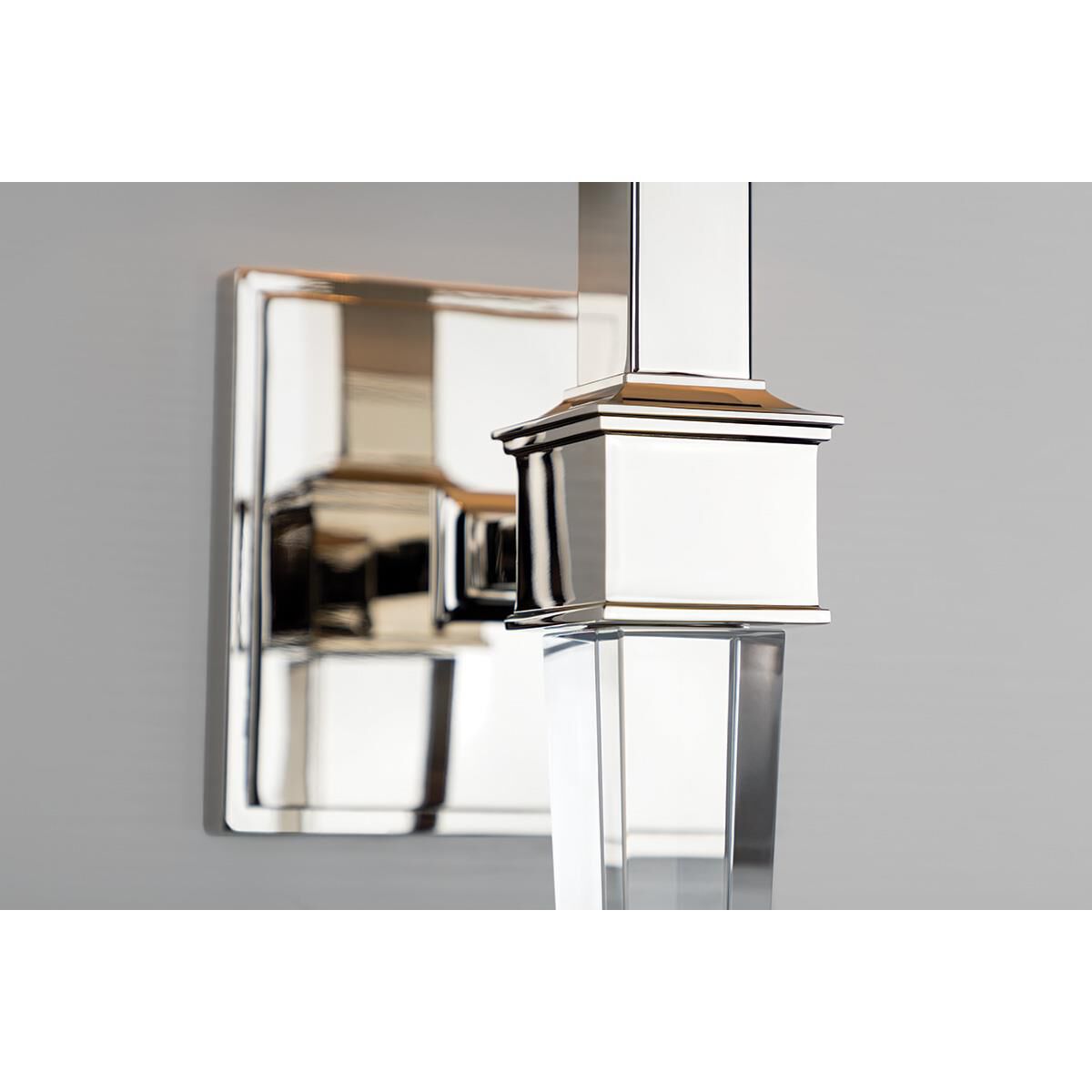 Shown in Polished Nickel finish and White Silk shade