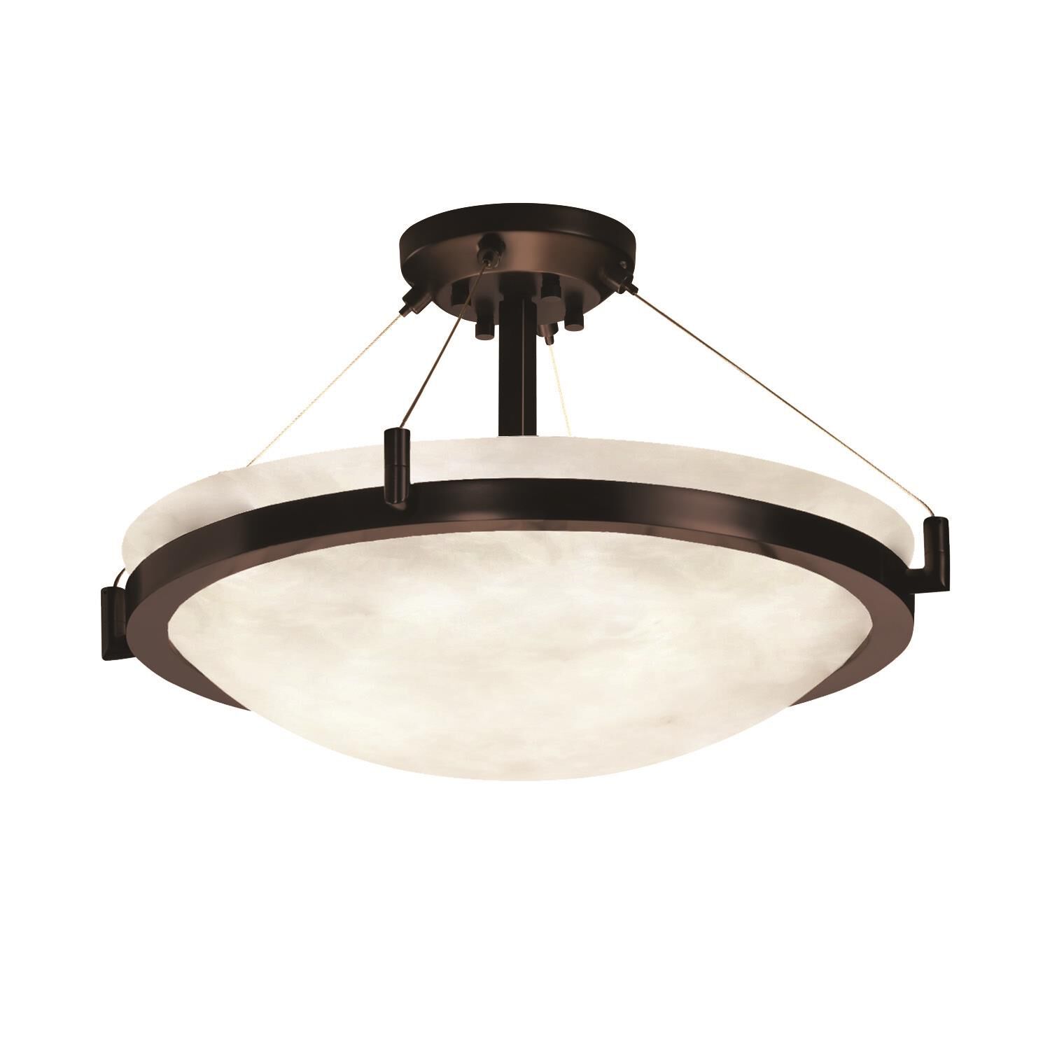 Shown in Dark Bronze finish and Round Bowl (CLD) shade
