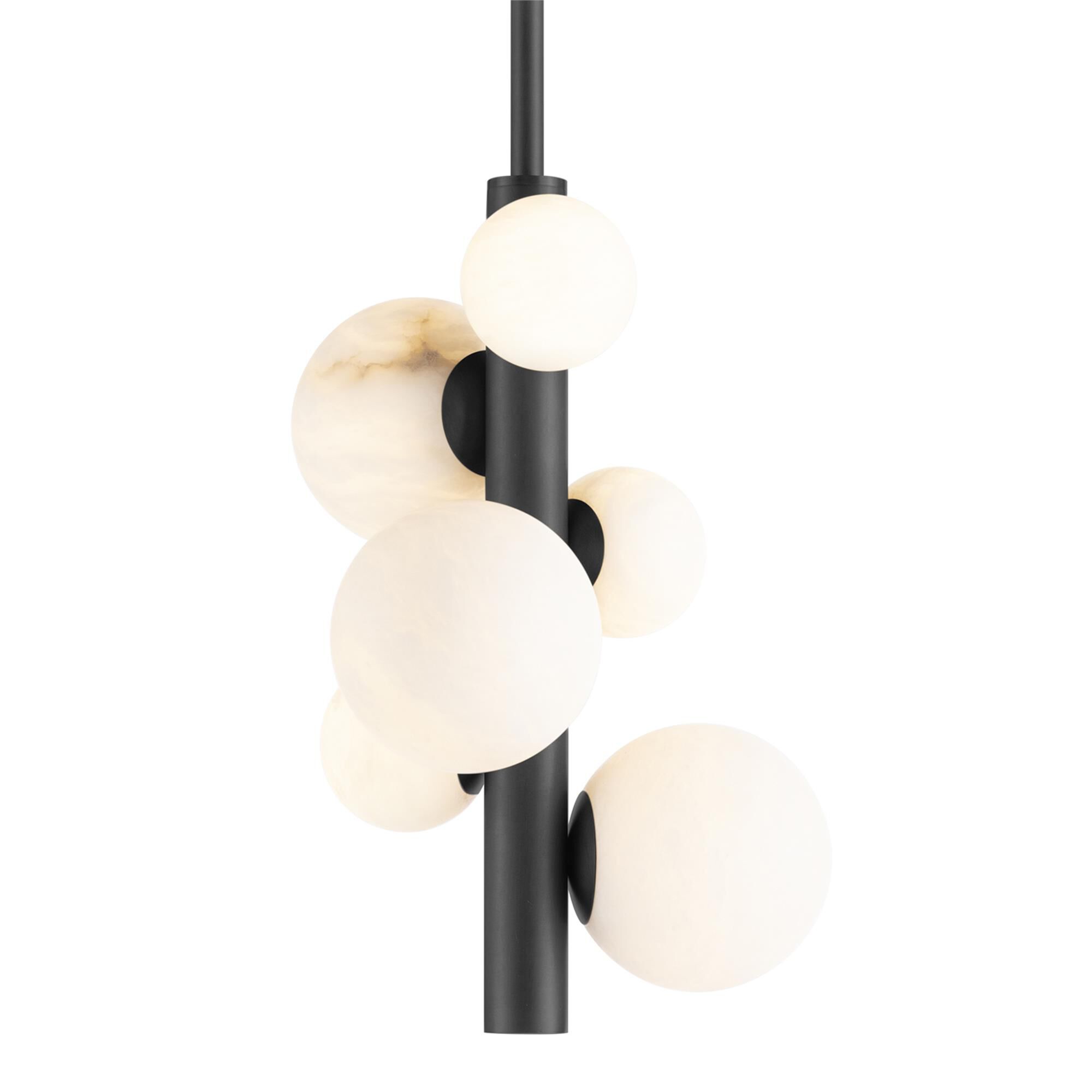 Shown in Oil Rubbed Bronze finish and - None - shade