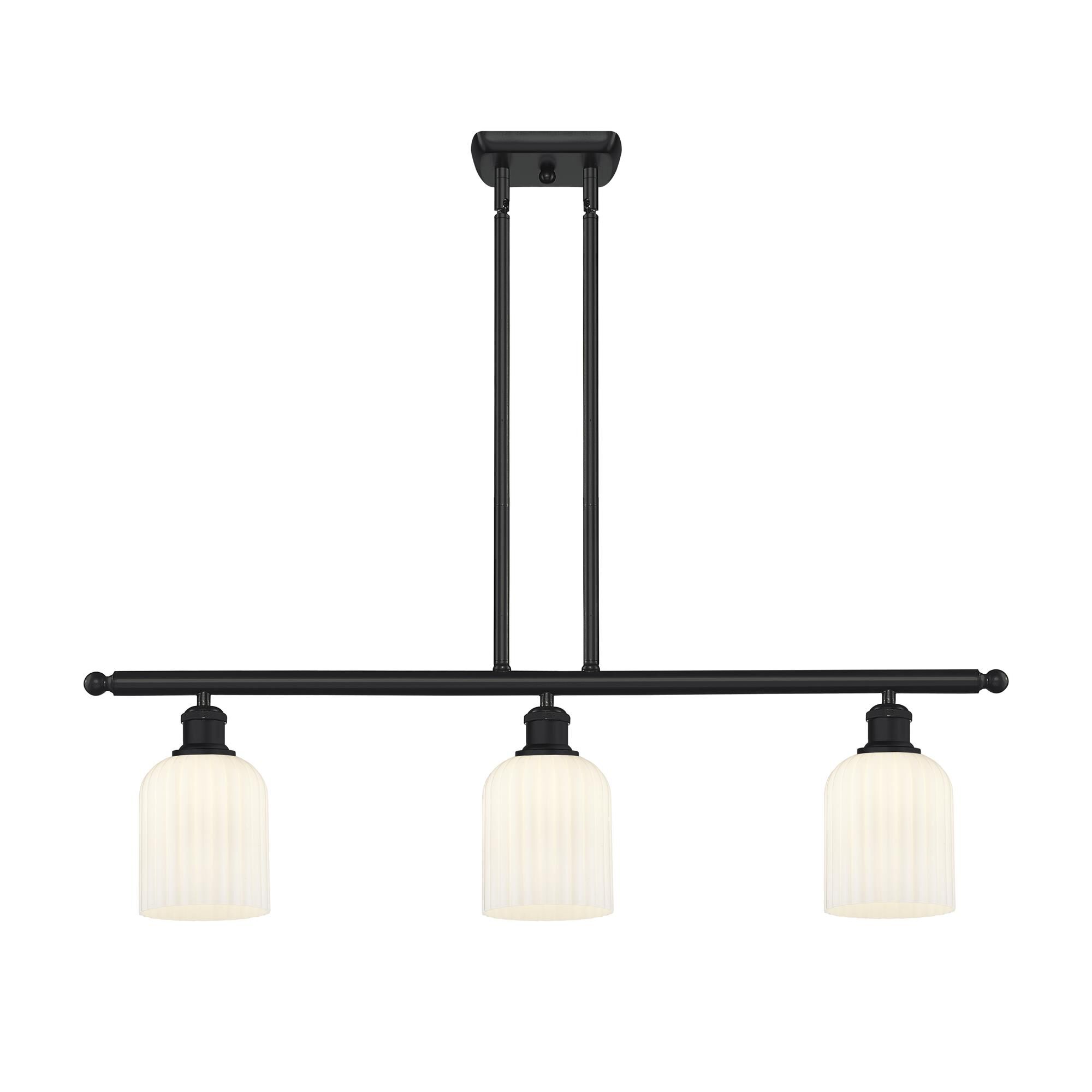 Shown in Matte Black finish and Gloss White shade