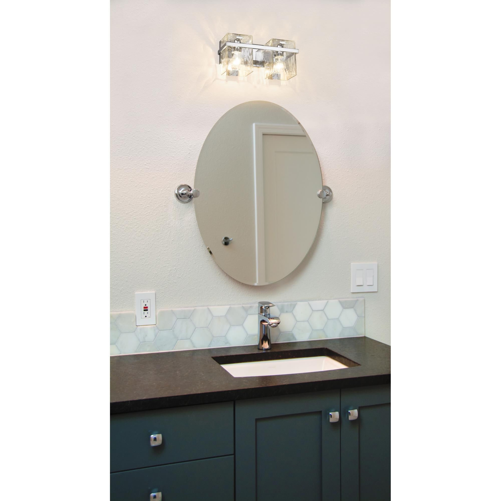 Shown in Chrome finish