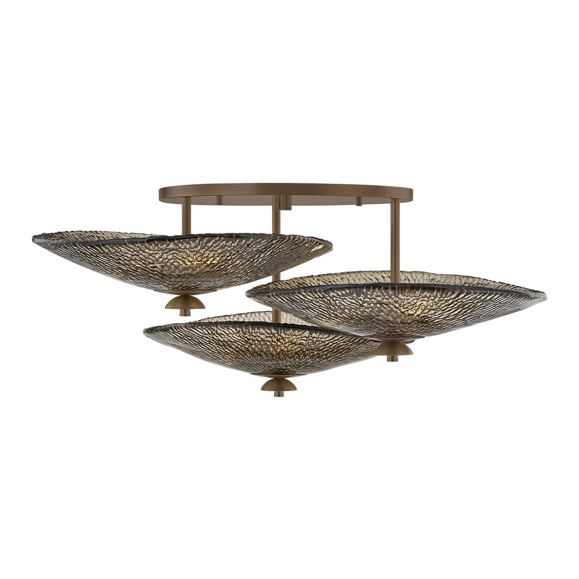 Moniomi Alba 36 Inch 9 Light Semi Flush Mount,