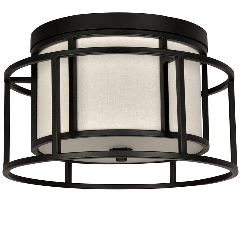 Brian Patrick Flynn Holton 15 Inch 2 Light Flush Mount by Crystorama