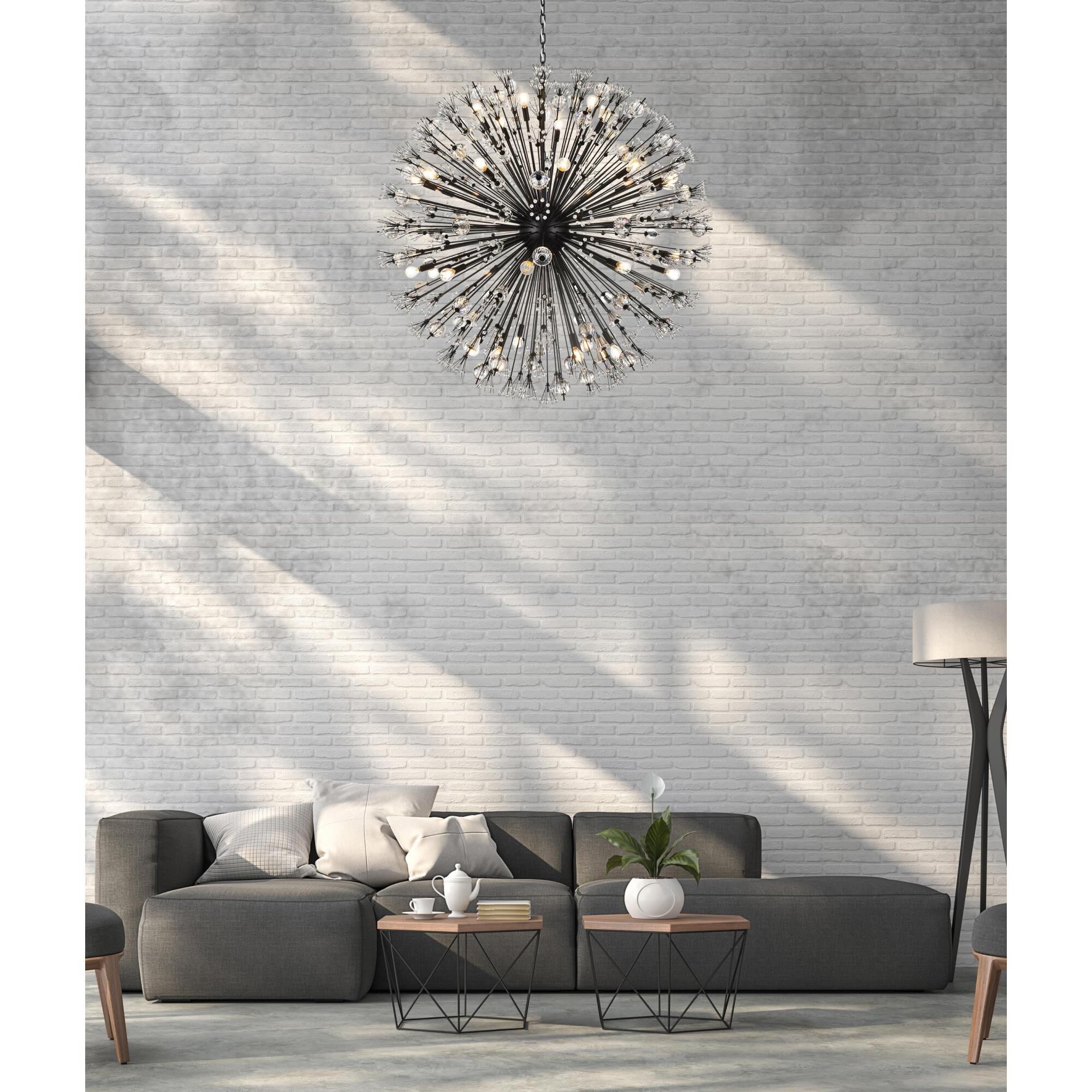 Shown in Black finish and Royal Cut crystal