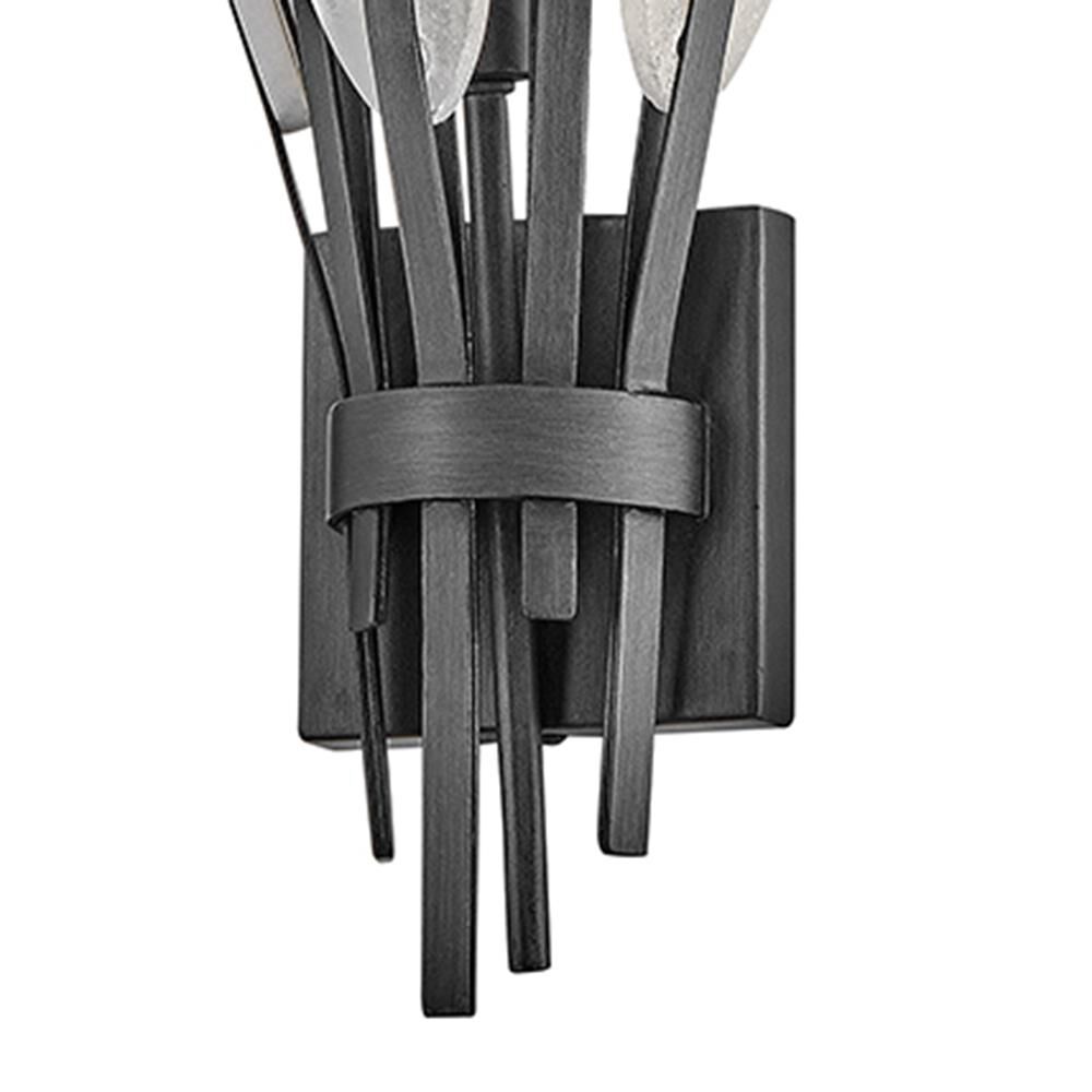 Shown in Brushed Graphite finish and Alabaster glass