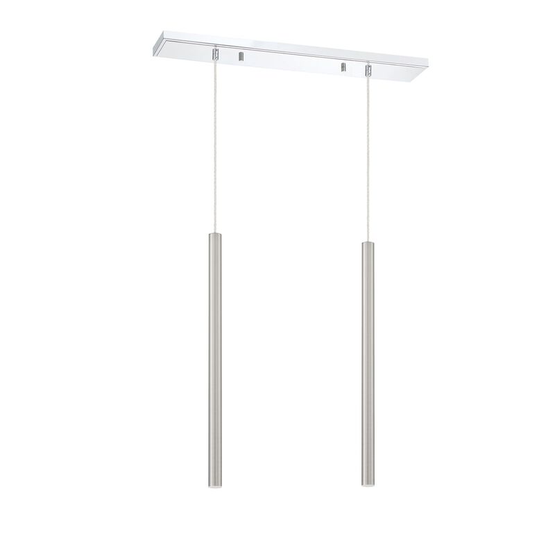 Forest 30 Inch 2 Light LED Linear Suspension Light by Z-Lite