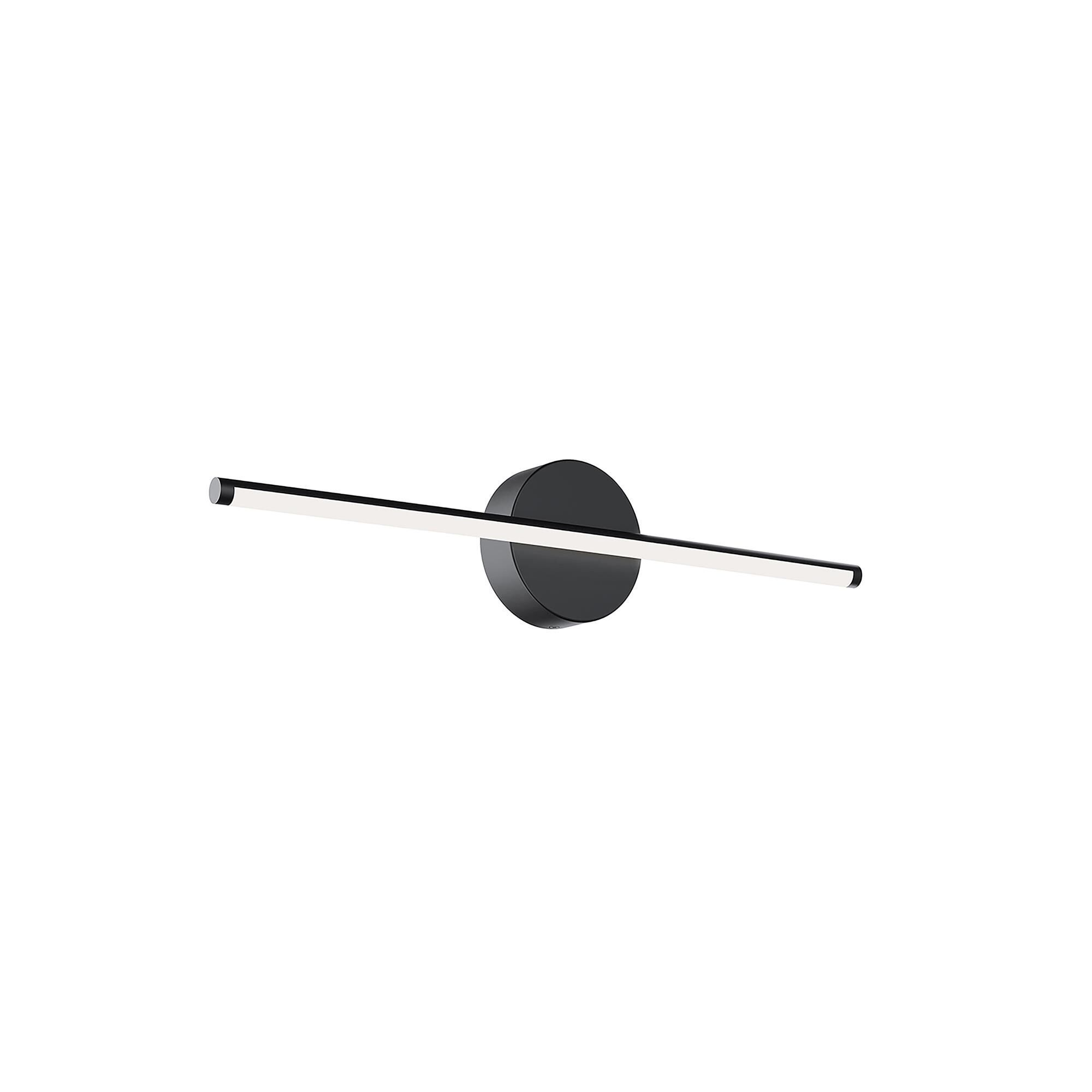 Shown in Black finish and White shade