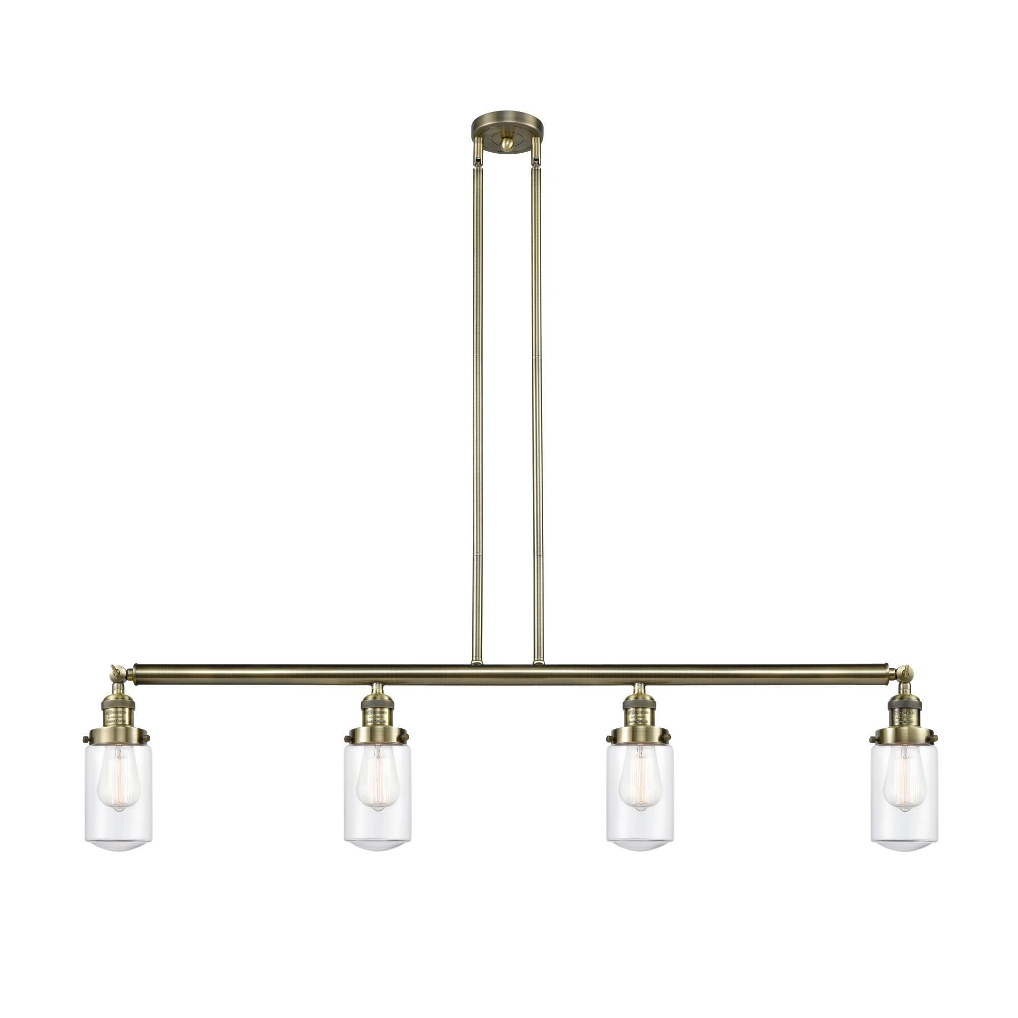 Bruno Marashlian Dover 49 Inch 4 Light Linear Suspension Light by Innovations Lighting