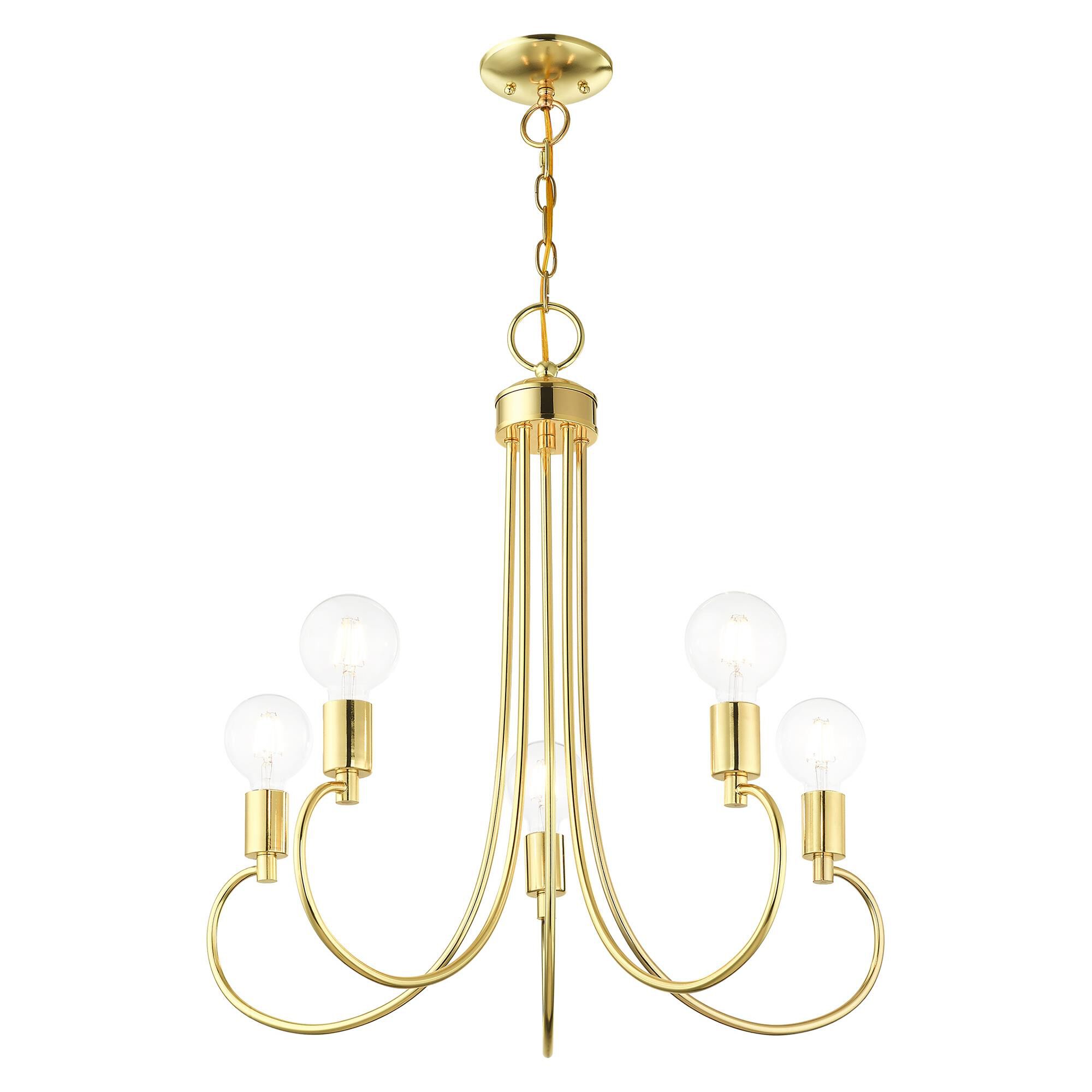 Shown in Polished Brass finish