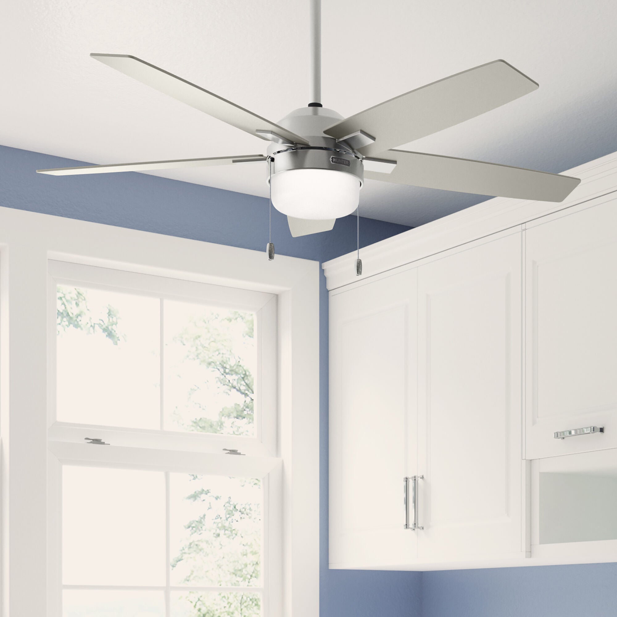 Anisten 52 Inch Ceiling Fan with Light Kit,