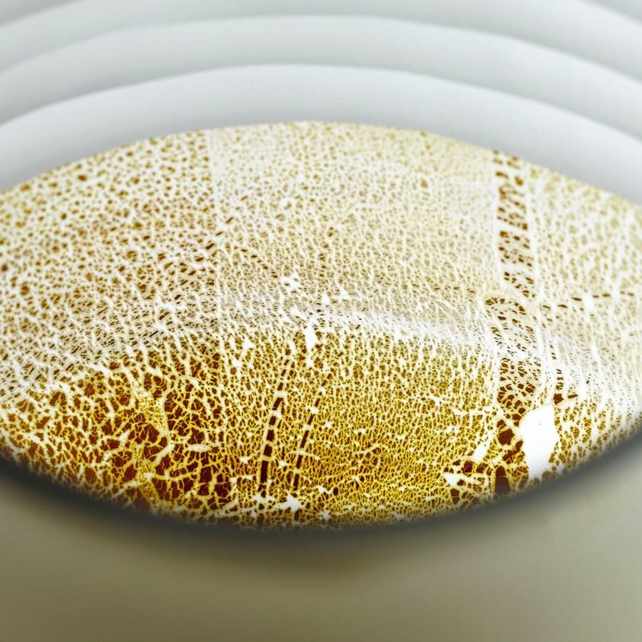 Shown in Grey and Guilded Silver finish