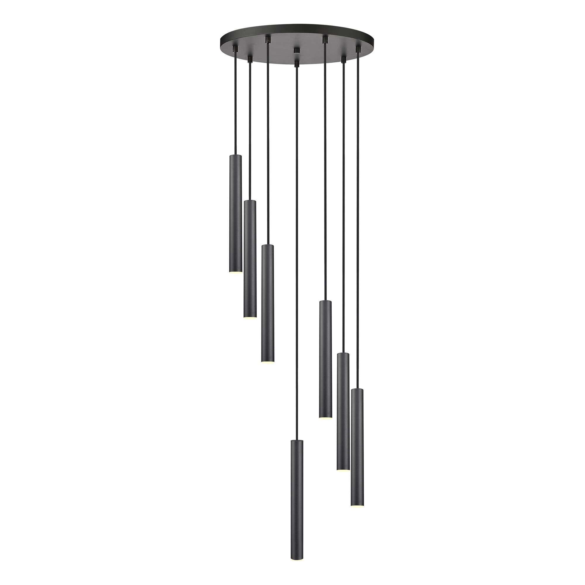 Shown in Matte Black finish and Matte Black glass and Matte Black shade