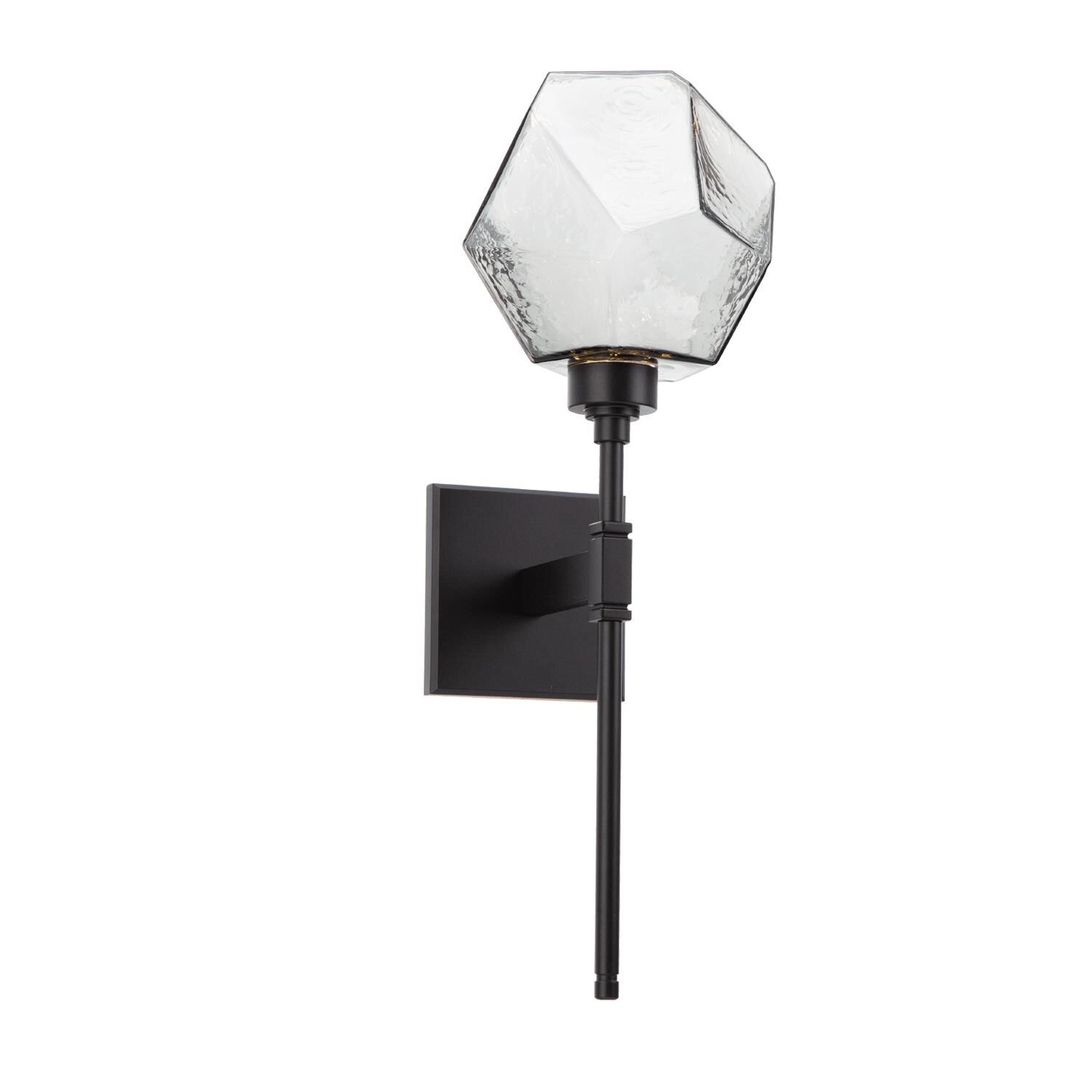 Shown in Matte Black finish and Smoke glass