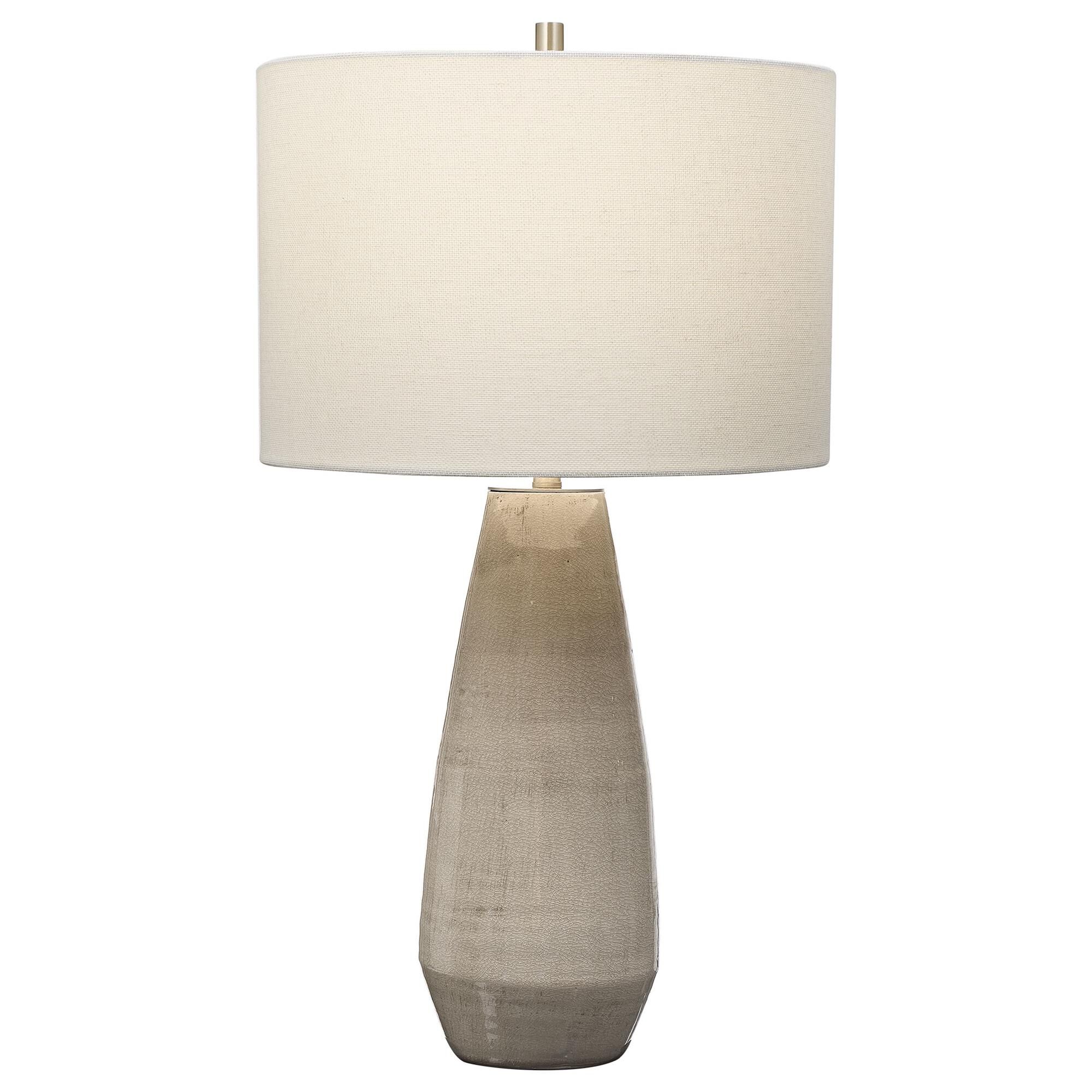 Volterra Taupe-Gray Table Lamp by Uttermost