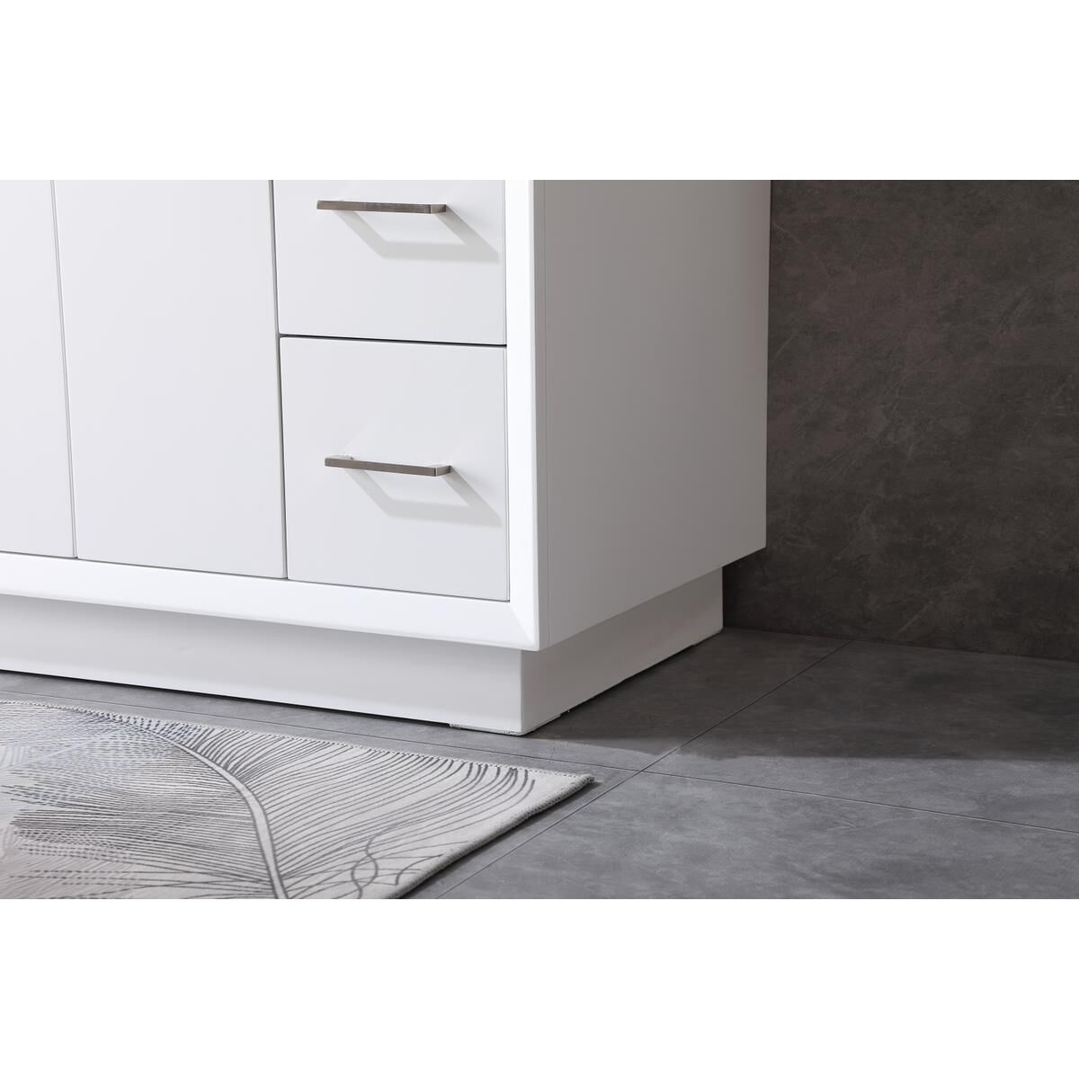 Shown in White finish