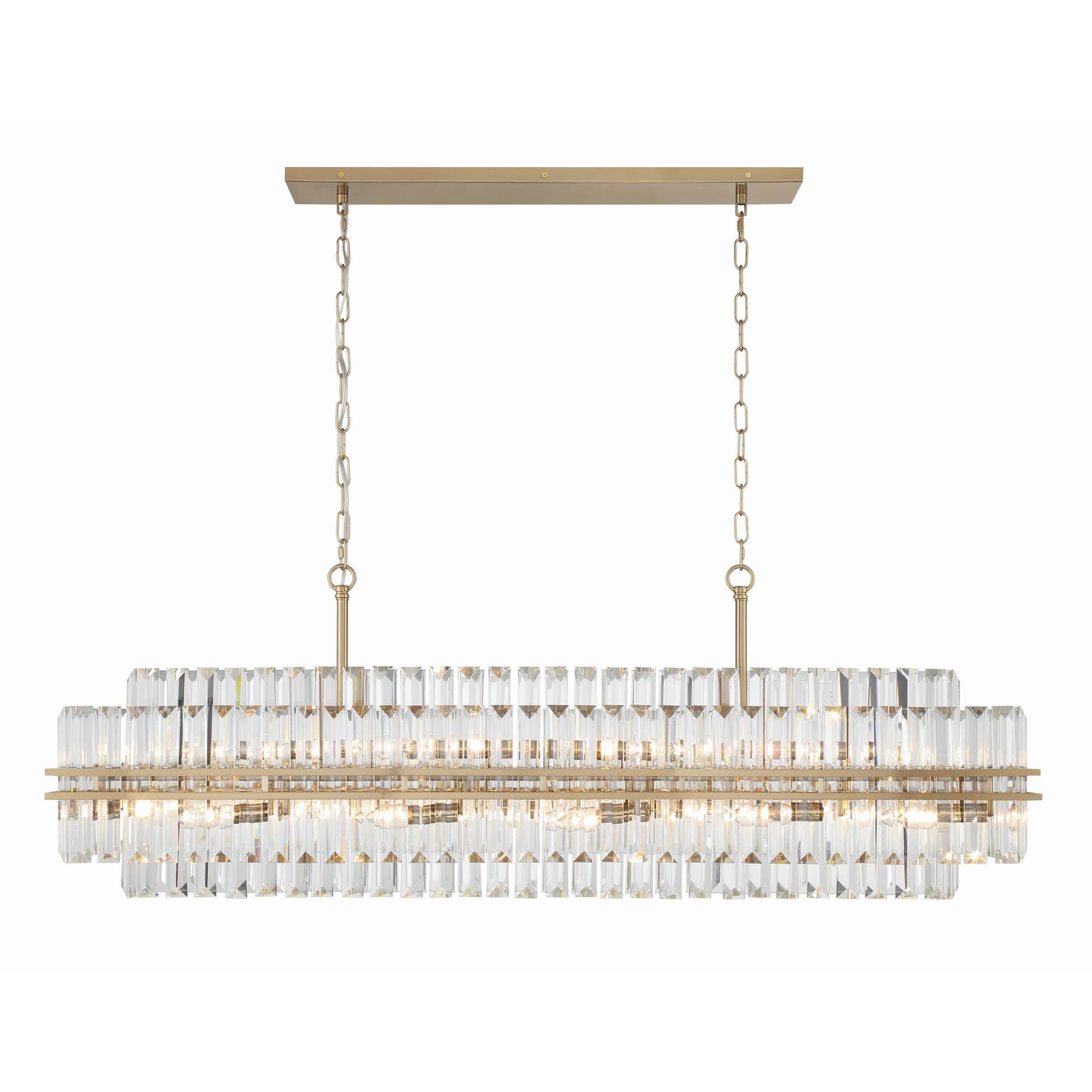 Hayes Linear Suspension Light by Crystorama
