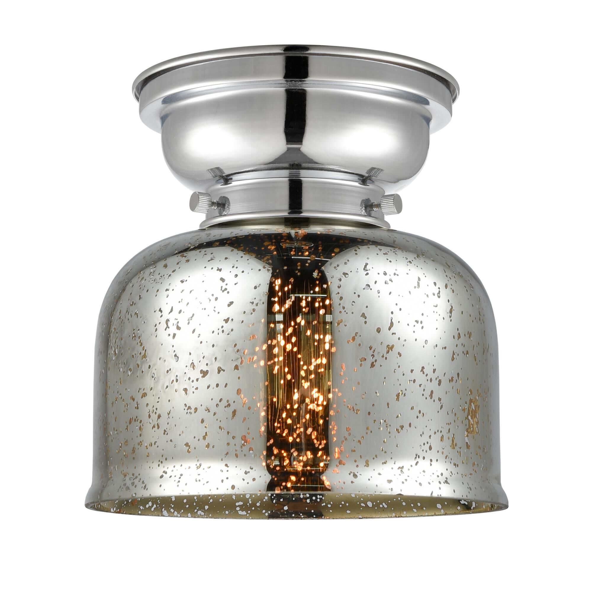 Bruno Marashlian Large Bell 8 Inch 1 Light Flush Mount by Innovations Lighting