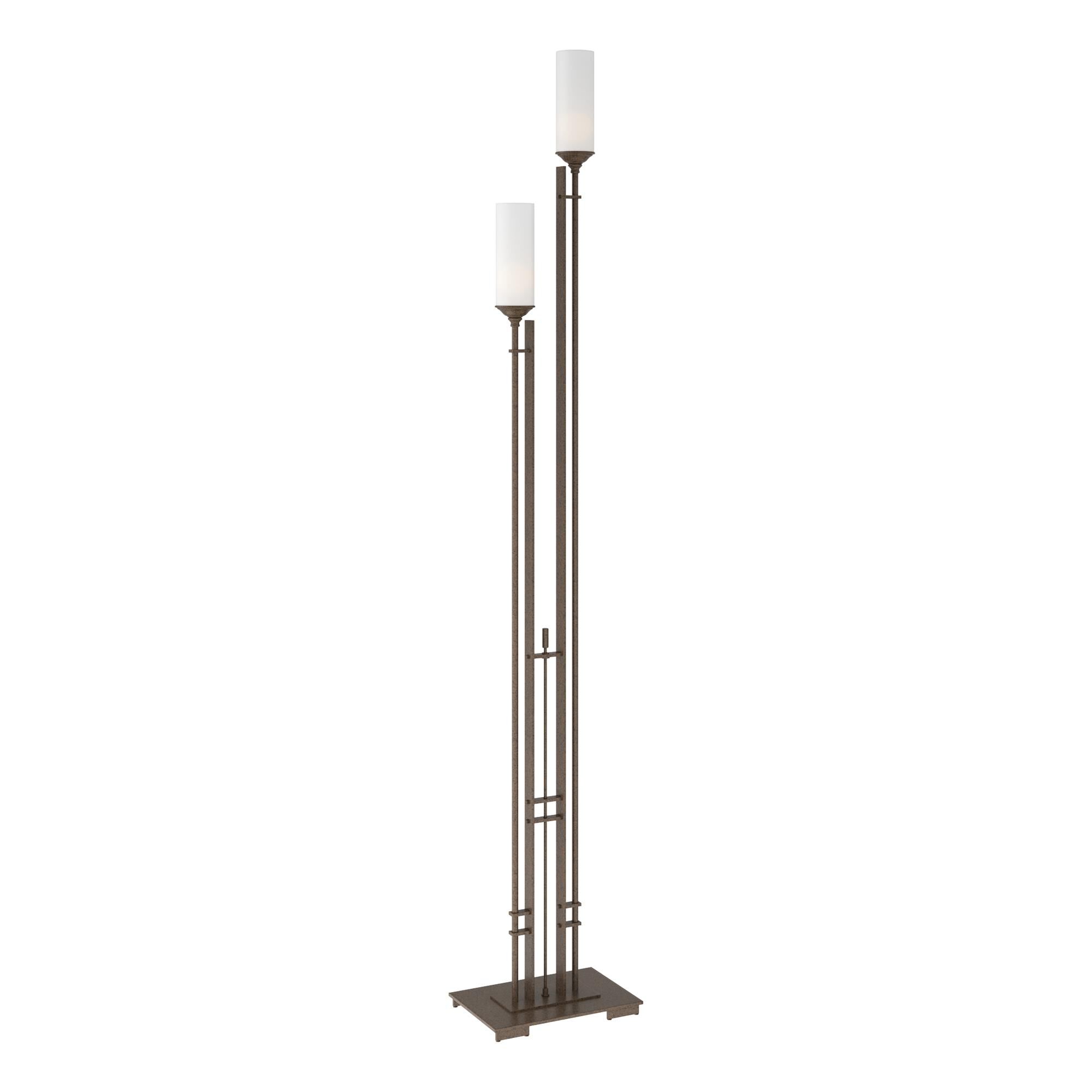 Shown in Bronze finish and Opal  glass