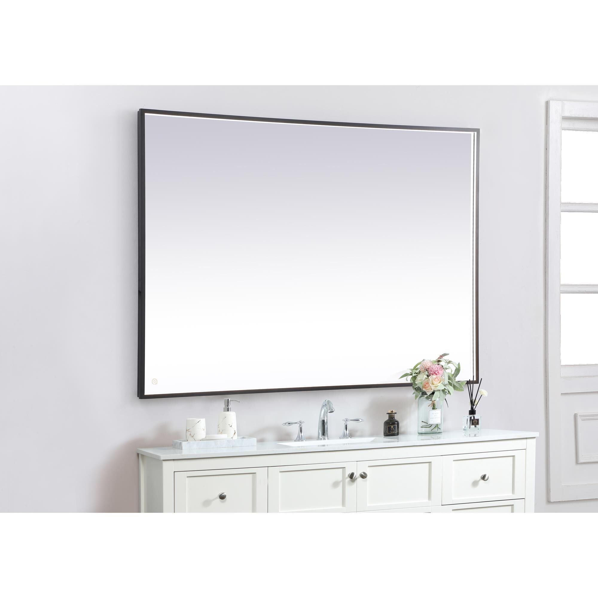 Pier LED Lighted Mirror by Elegant Decor