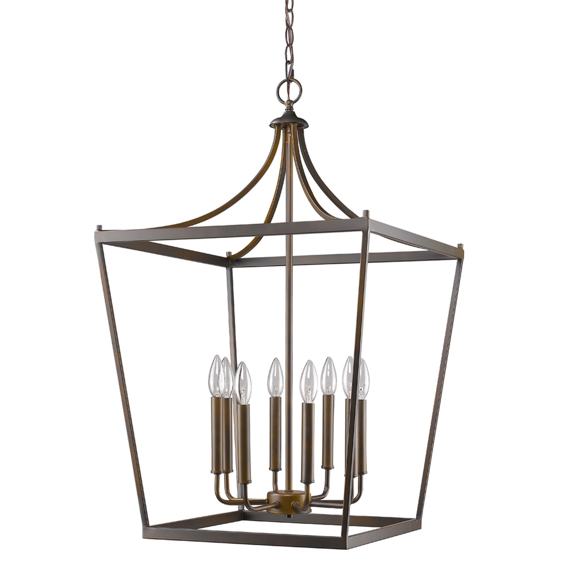 Shown in Oil Rubbed Bronze finish and -- glass and -- shade