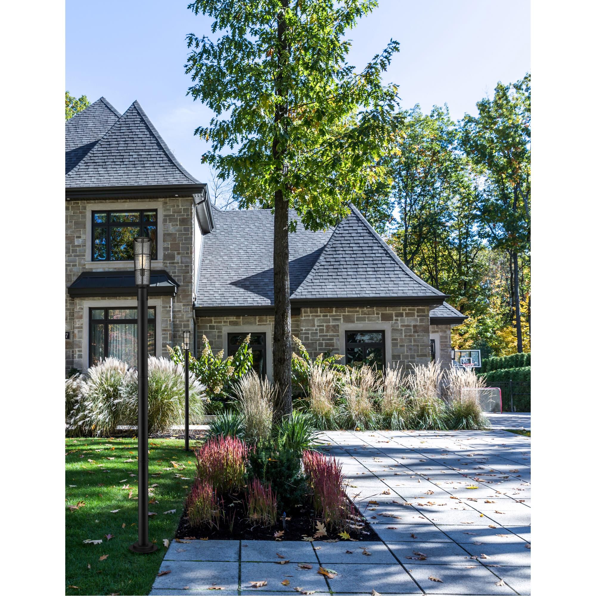 Z-Lite Helix 93 Inch Outdoor Post