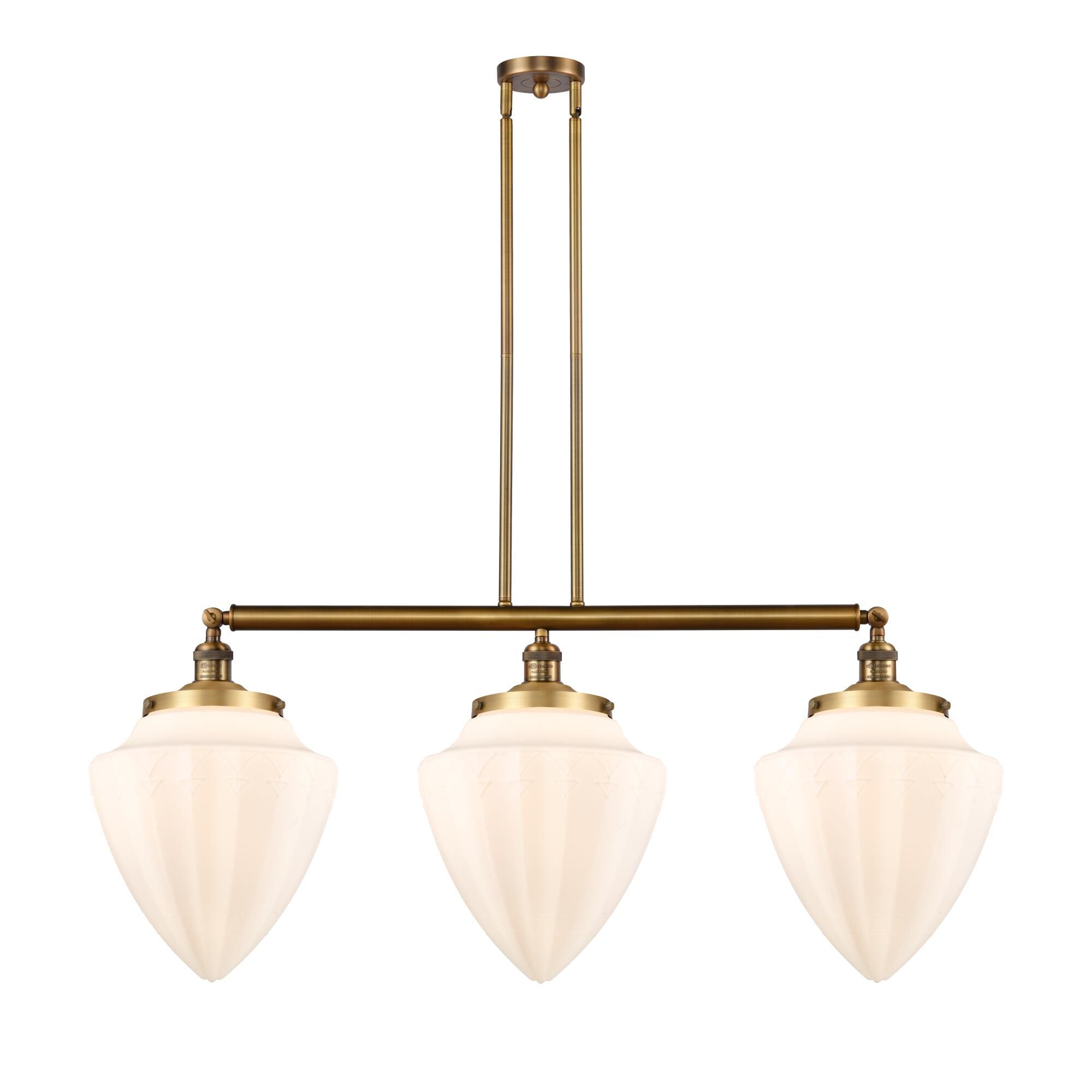Bruno Marashlian Bullet 40 Inch 3 Light Linear Suspension Light by Innovations Lighting