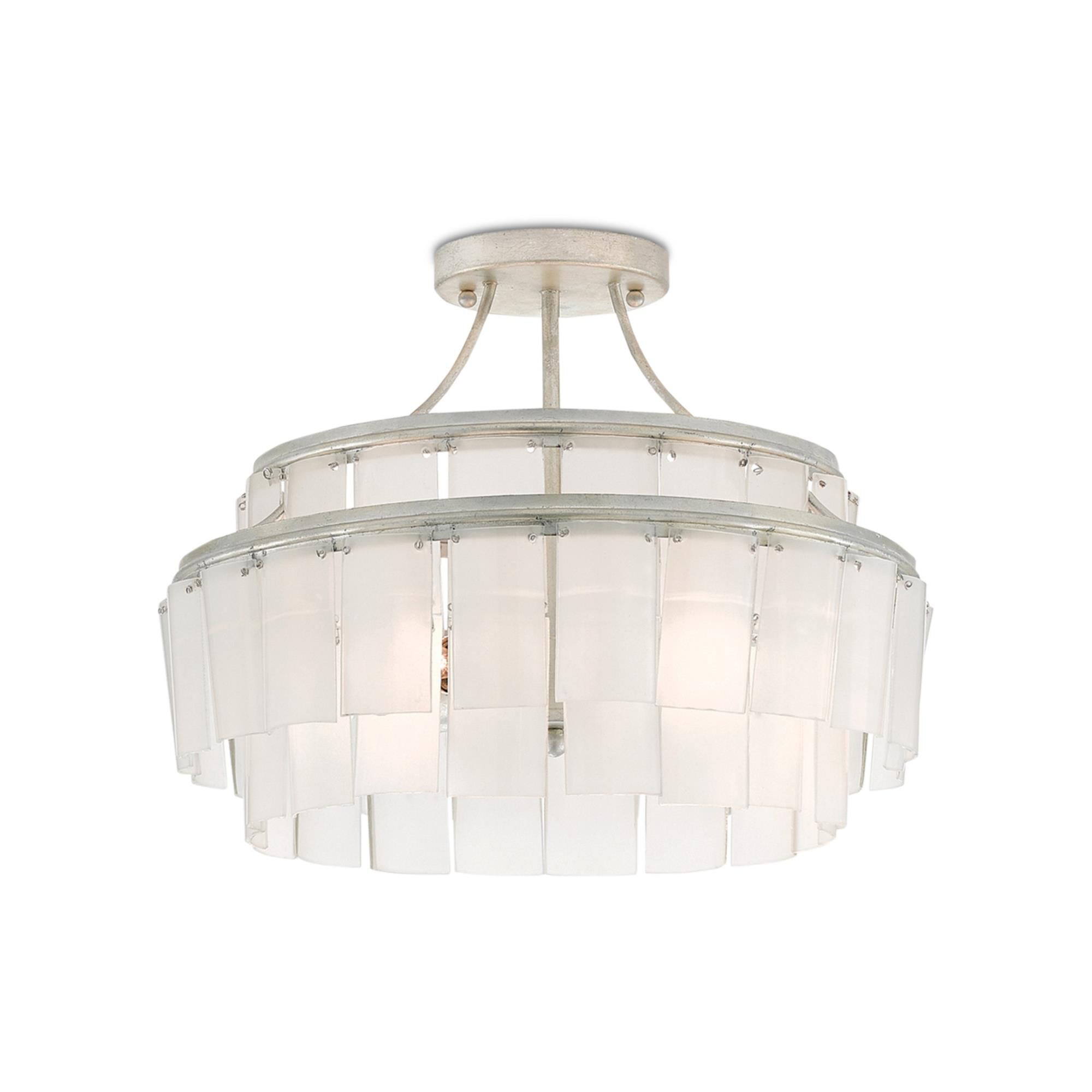 Vintner 15 Inch 3 Light Semi Flush Mount by Currey and Company