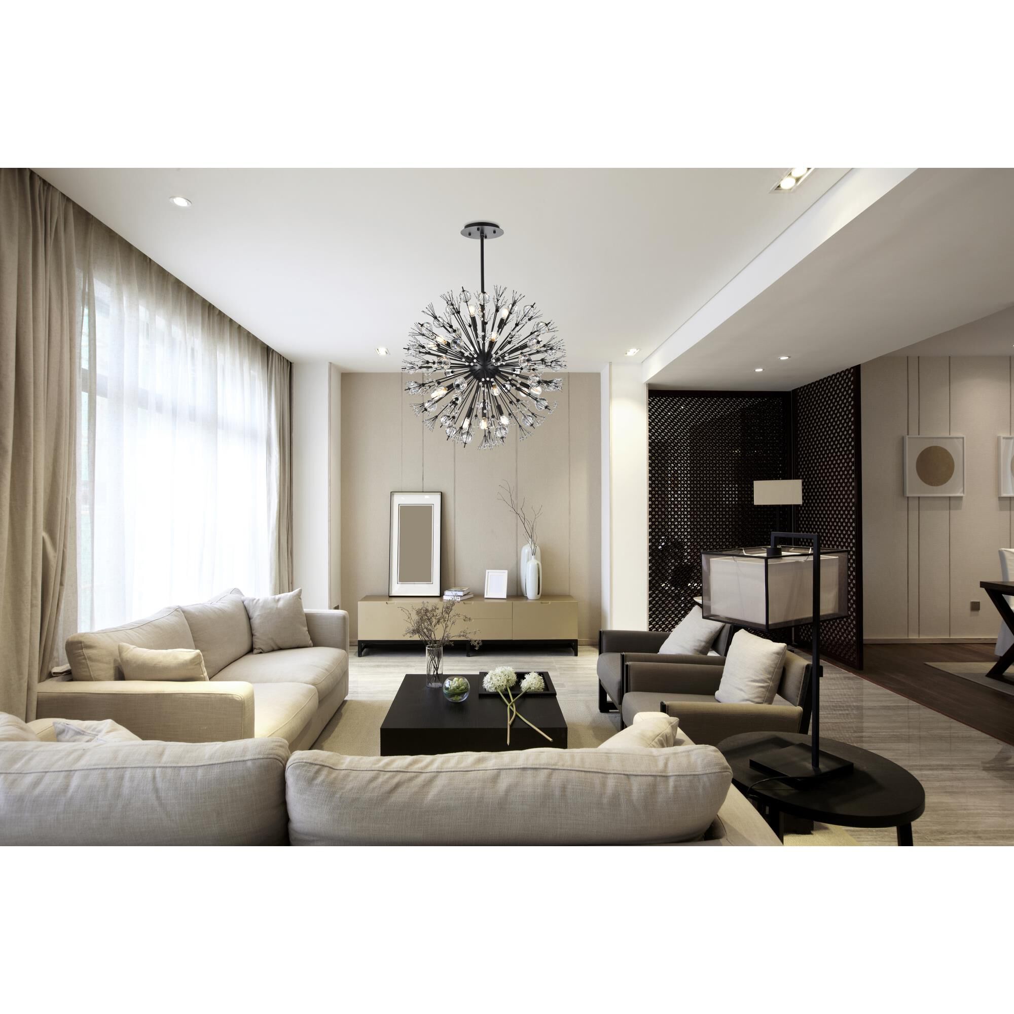 Vera 32 Inch Large Pendant by Elegant Lighting