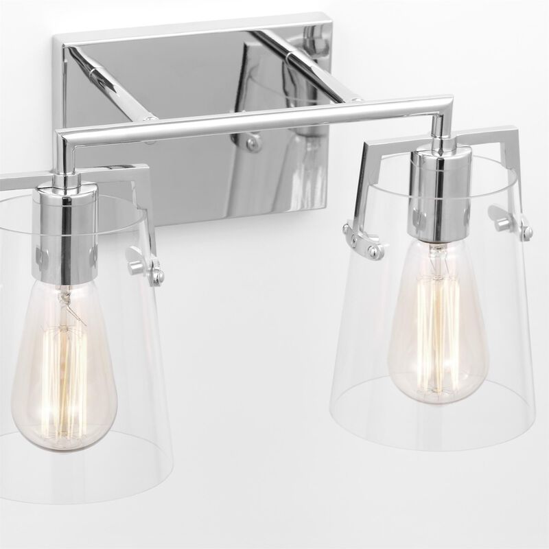 Drew & Jonathan Crofton 15 Inch 2 Light Bath Vanity Light by Visual Comfort Studio