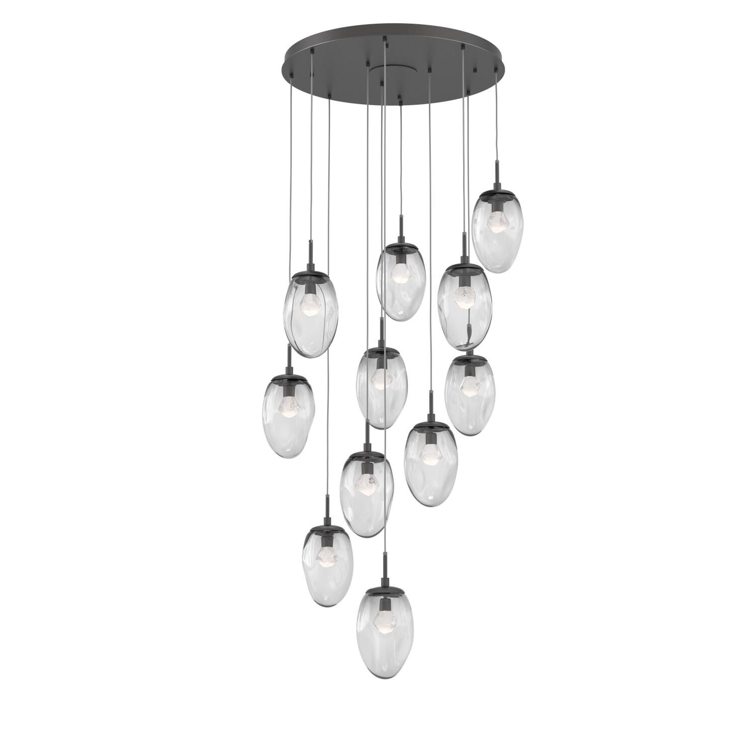 Levi Wilson Nebula 37 Inch 11 Light LED Multi Light Pendant by Hammerton Studio