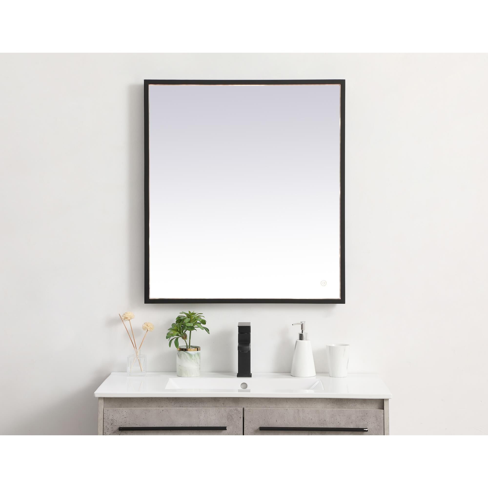 Pier LED Lighted Mirror by Elegant Decor
