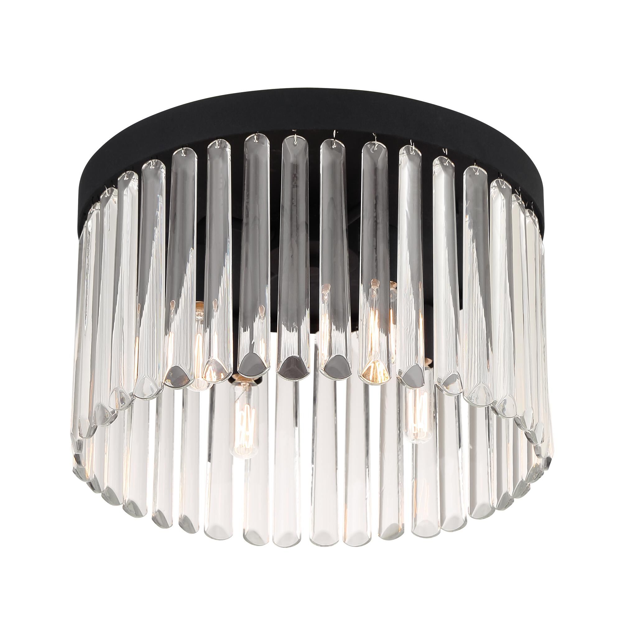 Emory 15 Inch 4 Light Flush Mount by Crystorama