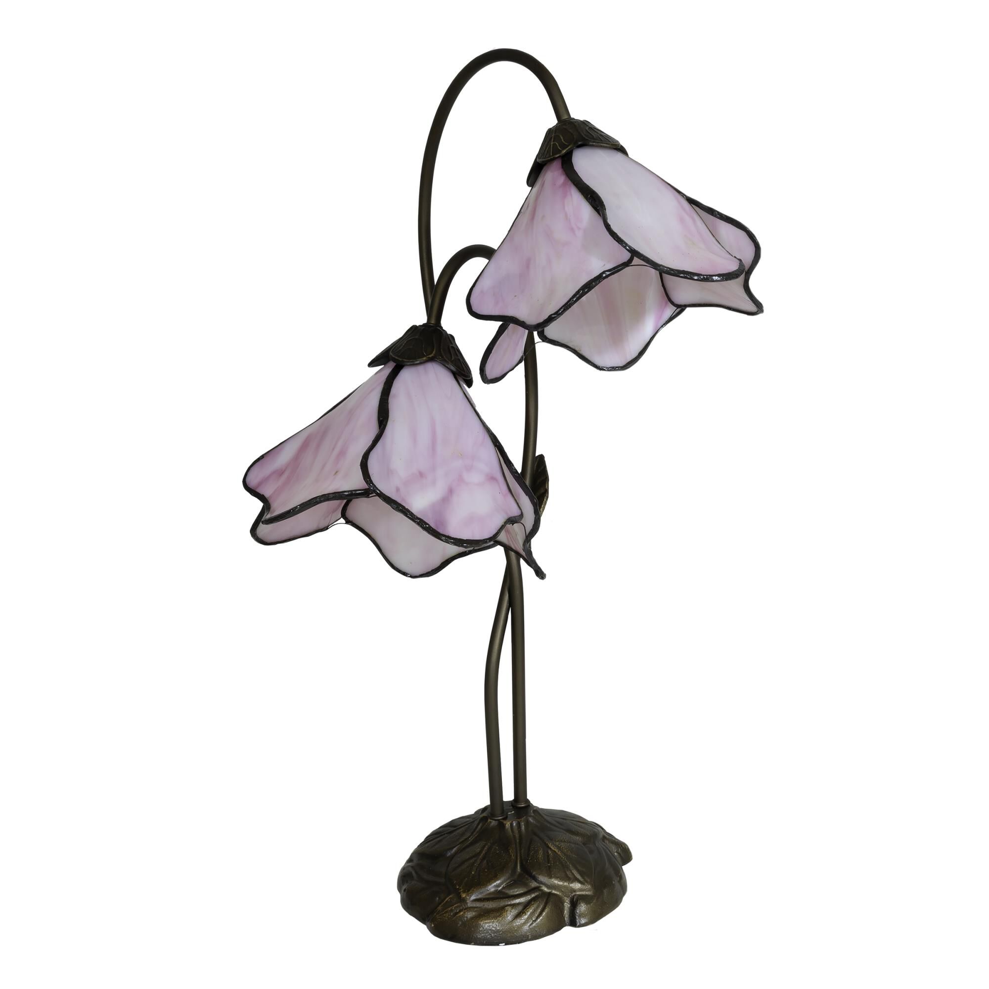 Poelking Pink Lily 21 Inch Accent Lamp by Dale Tiffany